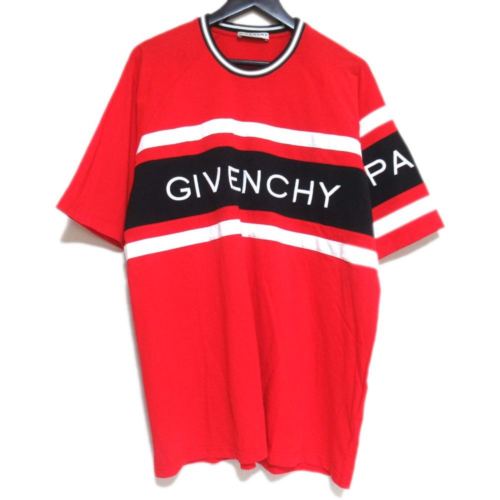 Givenchy Givenchy Givenchy CONTRAST LOGO TEE Cotton T-shirt Textile T-Shirts BM70KU3002 DUTY FREE for USA Size ONE SIZE - 1 Thumbnail