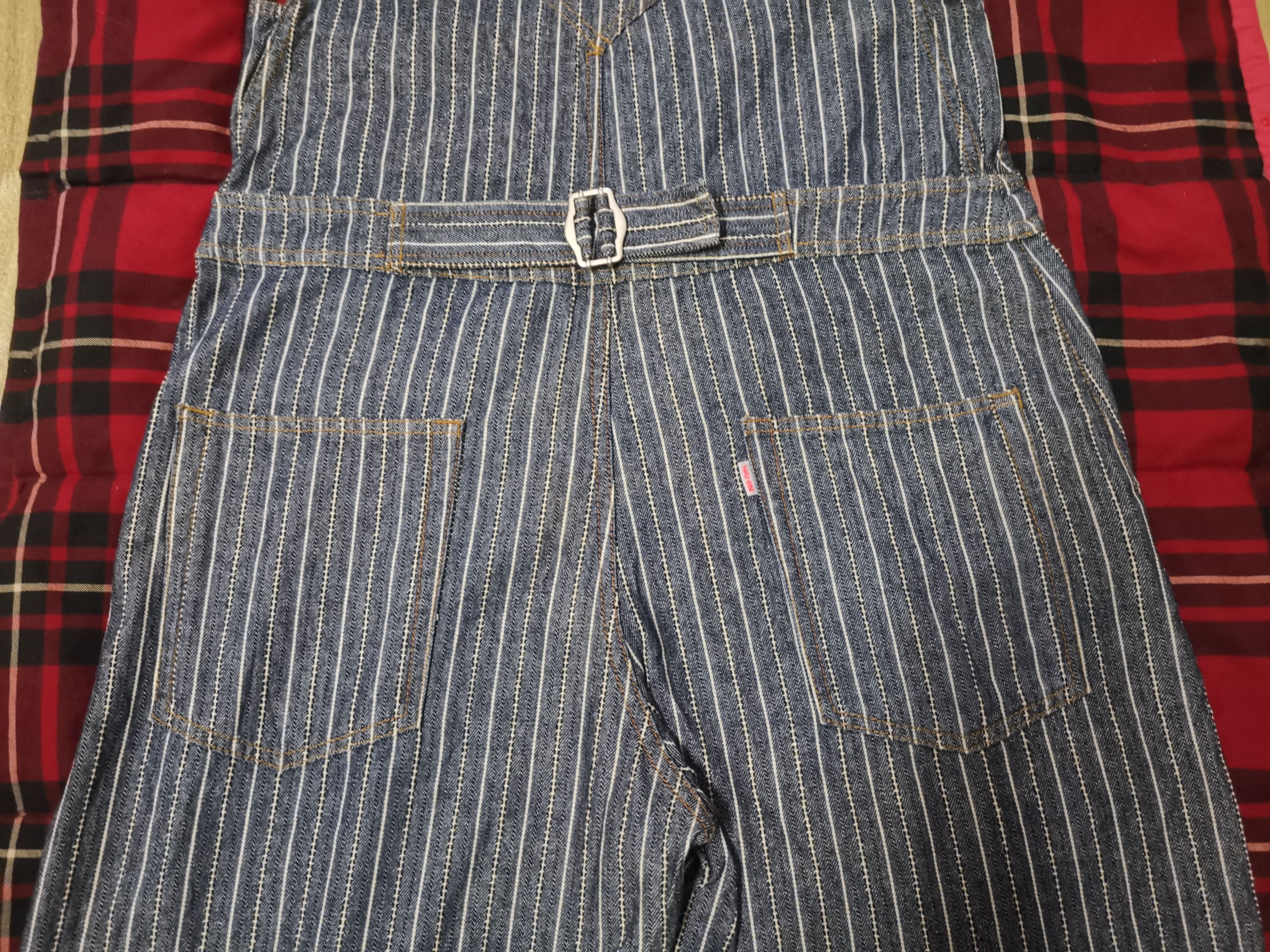 Issey Miyake × Japanese Brand × Ne-Net 💥Rare💥 Vtg Ne-net Issey Miyake Hickory Overall Suspender Size 34" / US 12 / IT 48 - 13 Thumbnail