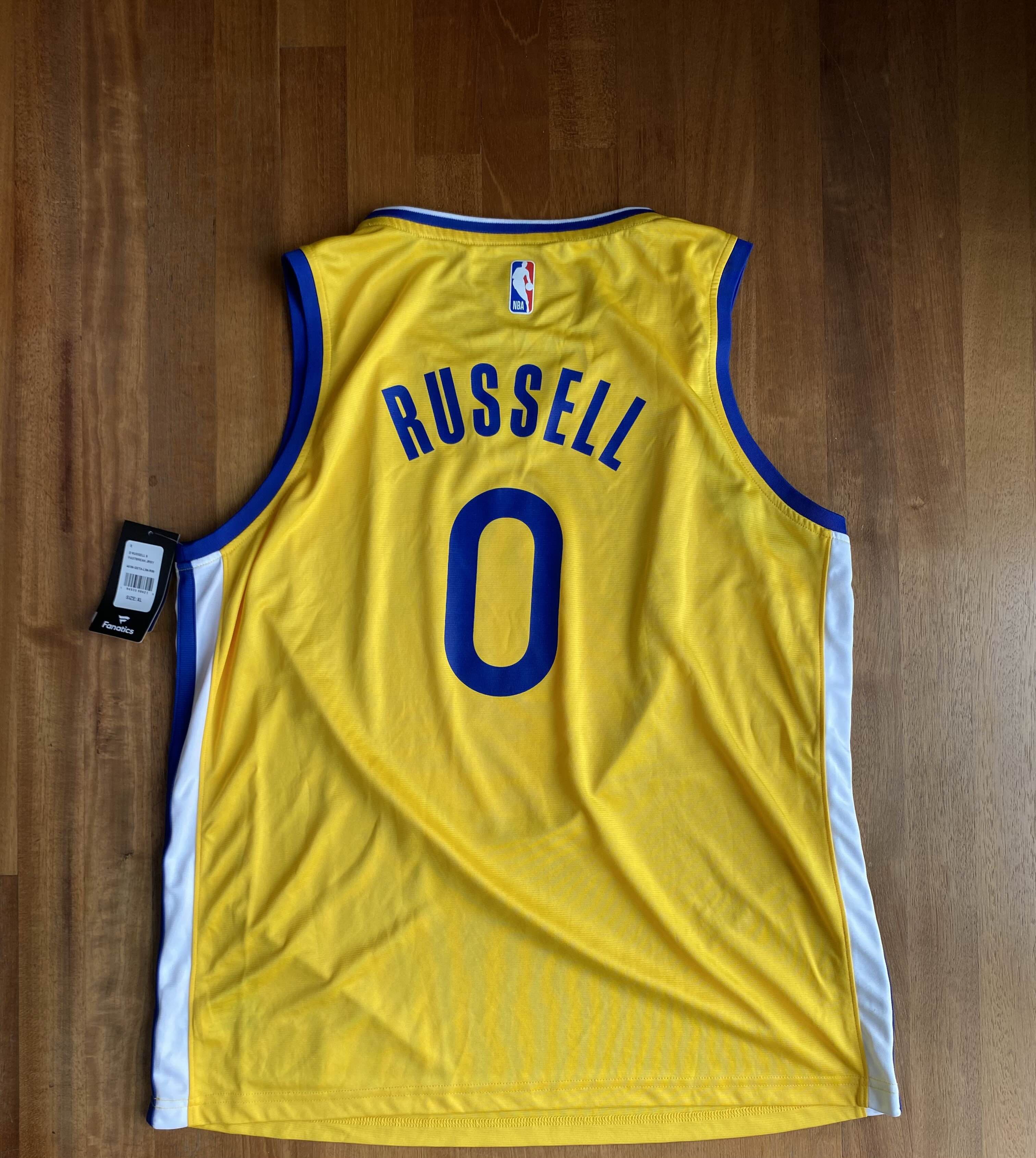 NBA D'Angelo Russel Golden State Warriors "The Bay" Jersey Size US XL / EU 56 / 4 - 2 Thumbnail