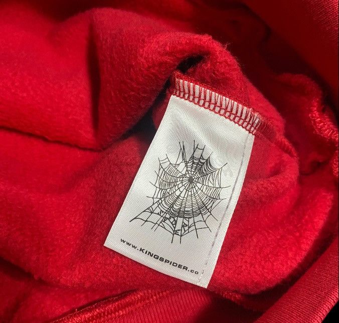 Sp5der Sp5der OG Web V2 Hoodie Red (M) Size US M / EU 48-50 / 2 - 5 Thumbnail