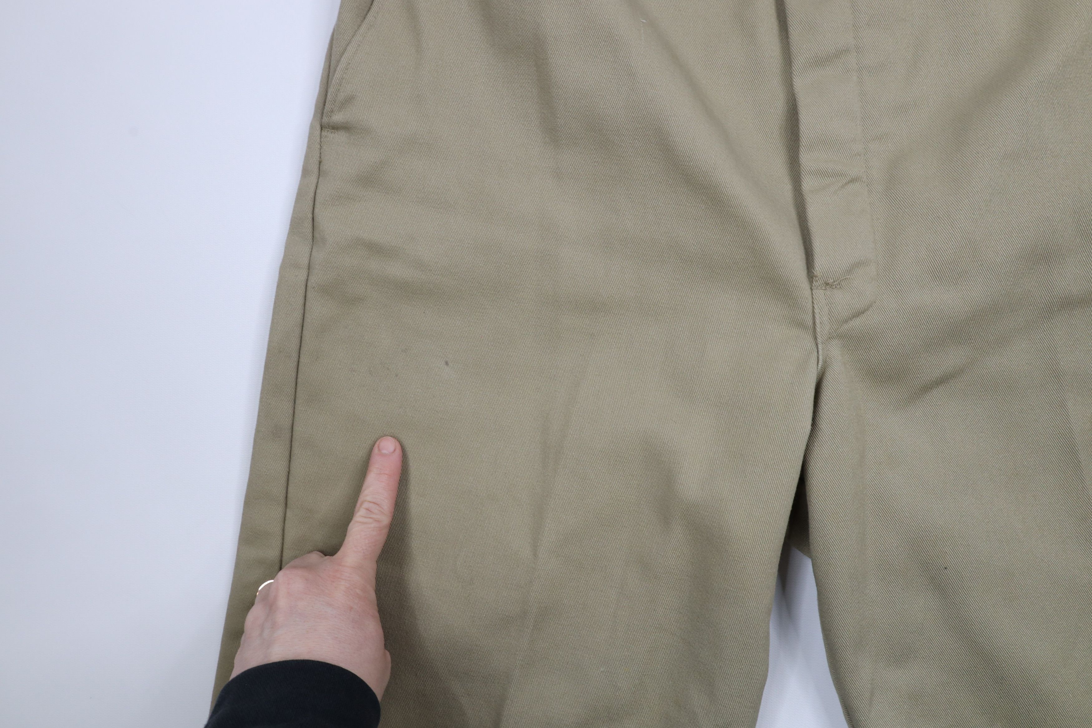 Dickies × Vintage Vintage 90s Y2K Dickies Flannel Lined Wide Leg Pants Beige Size US 36 / EU 52 - 8 Thumbnail