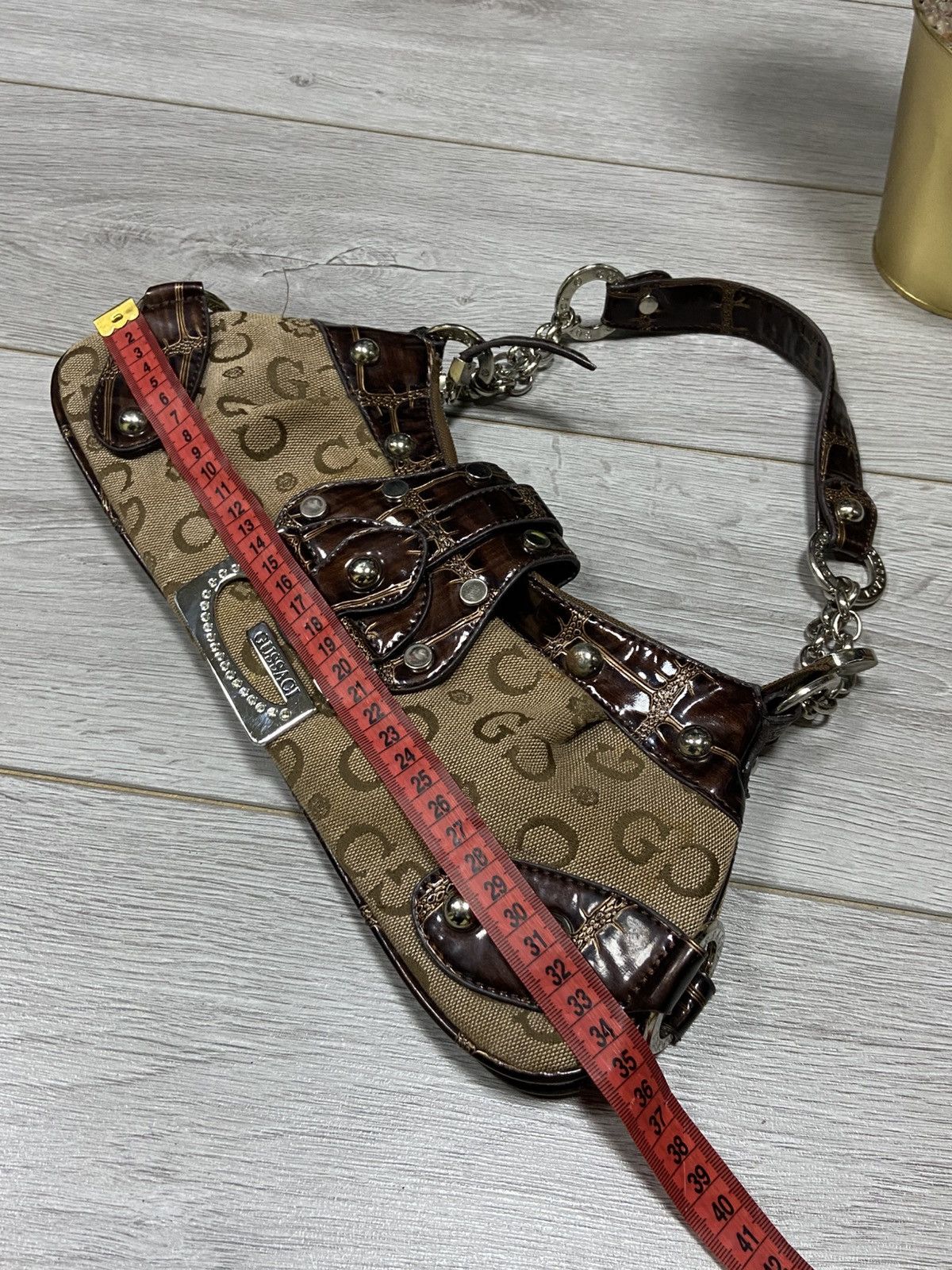 Guess Guess style vintage monogram big logo small bag Size ONE SIZE - 11 Thumbnail