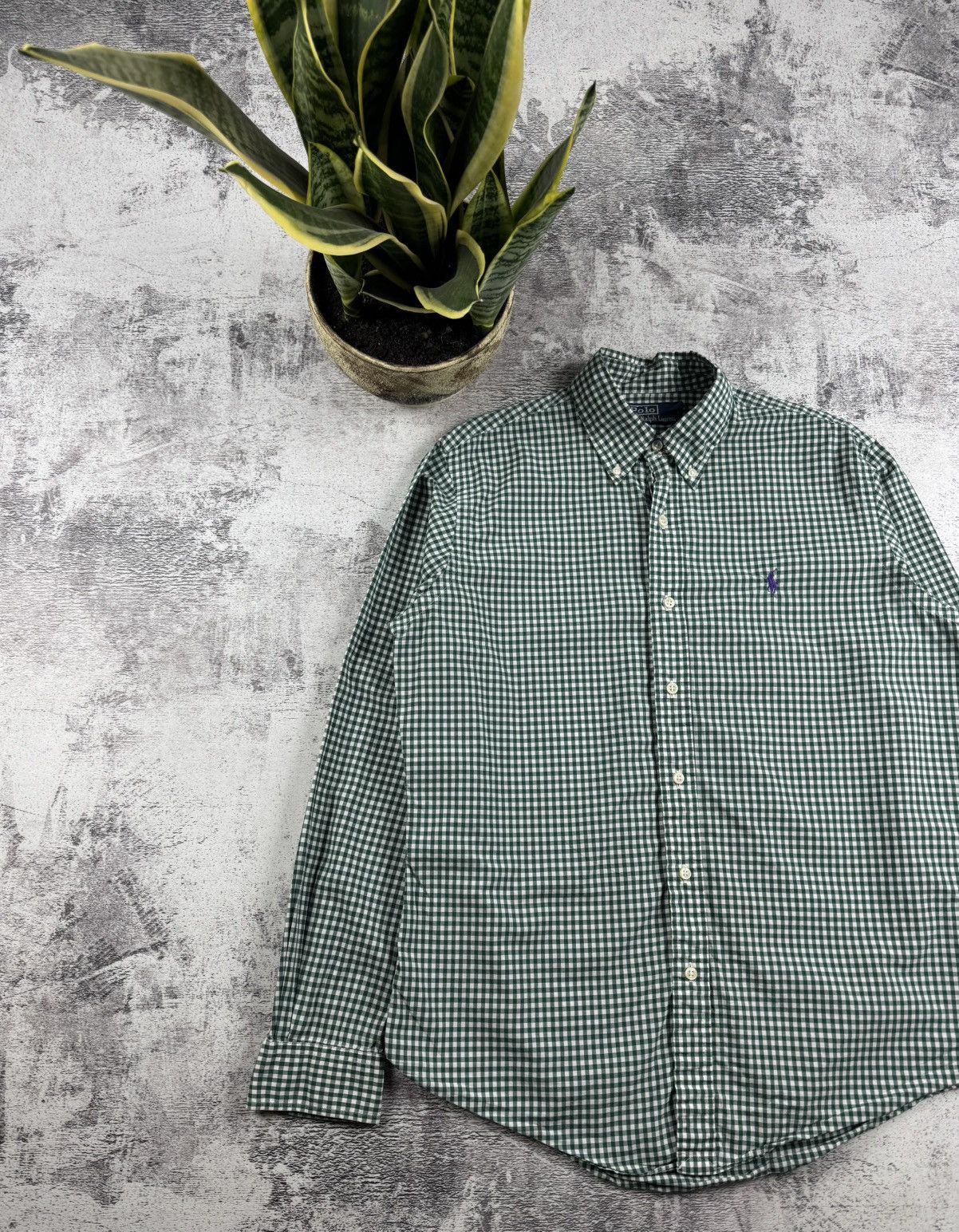 Polo Ralph Lauren Polo Ralph Lauren Checked Striped Longsleeve Button Shirt Size US M / EU 48-50 / 2 - 2 Thumbnail