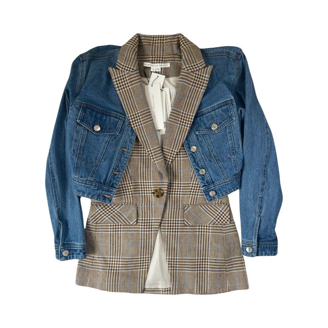 Veronica Beard Keaton Combo Dickey Jacket Size XS / US 0-2 / IT 36-38 - 13 Thumbnail