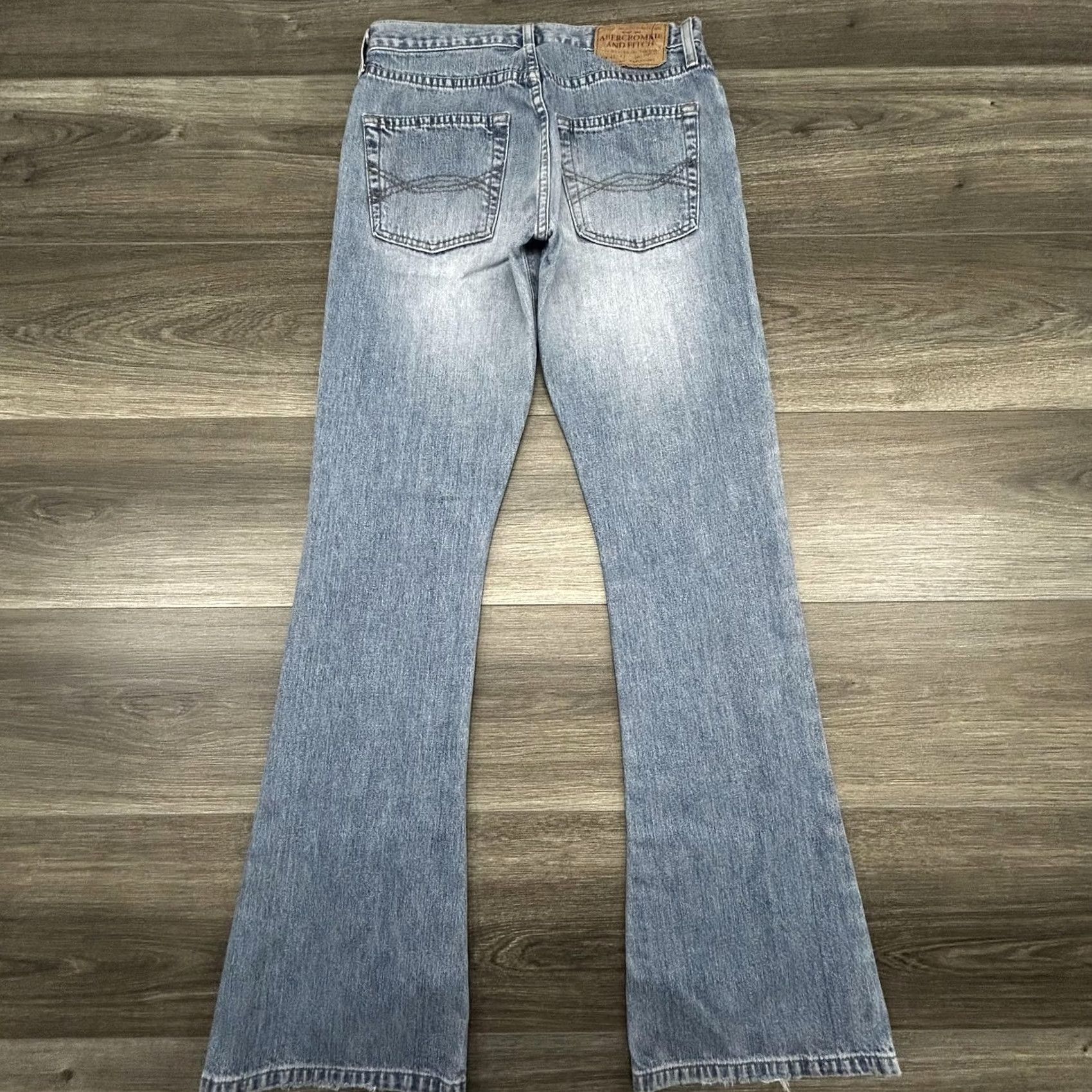 Abercrombie & Fitch VINTAGE Abercrombie & Fitch Jeans Womens 28x32 Low Rise Flare Bootcut USA 90s Size 28" / US 6 / IT 42 - 2 Thumbnail