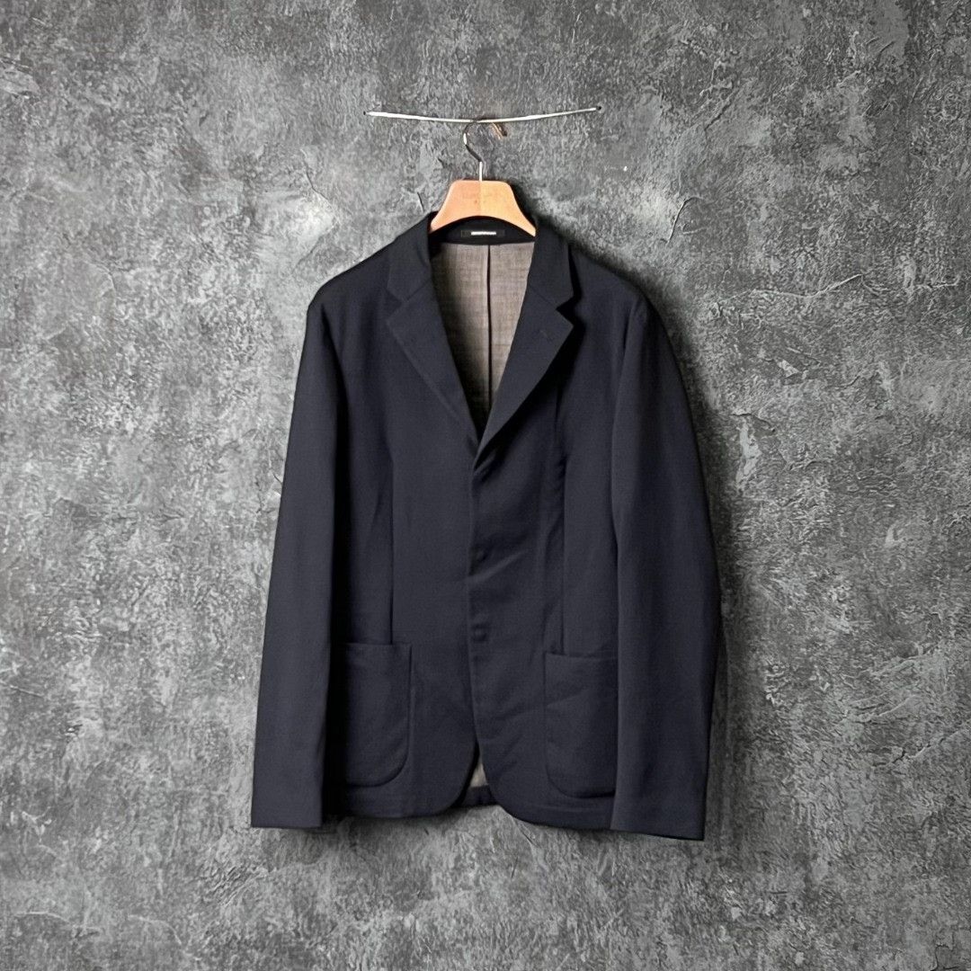 Armani Armani Wool Blue Suit 40r Men Size 40R - 1 Thumbnail
