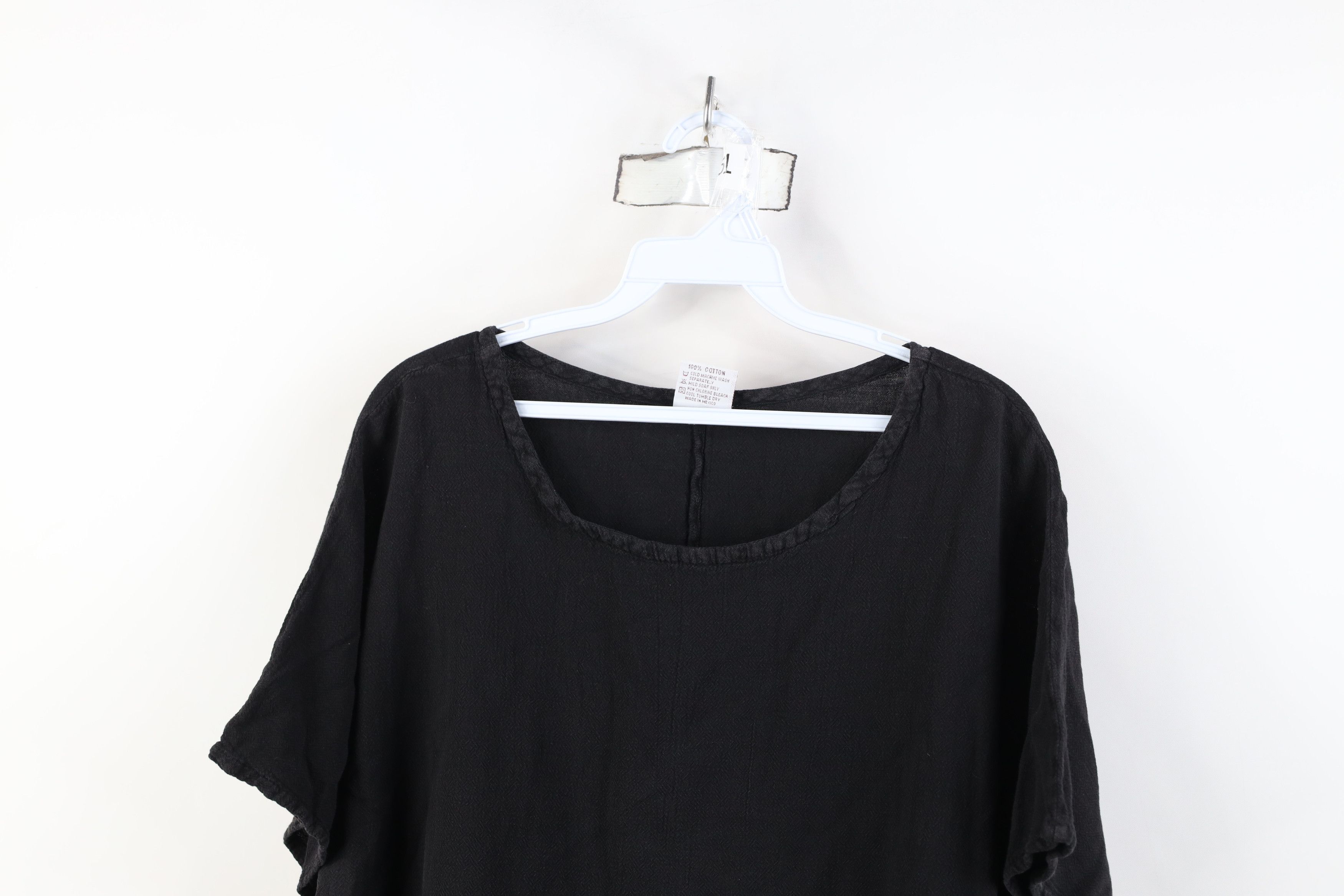 Vintage Vintage 90s Streetwear Cotton Dolman Sleeve T-Shirt USA Size 3XL / US 20-22 - 2 Thumbnail