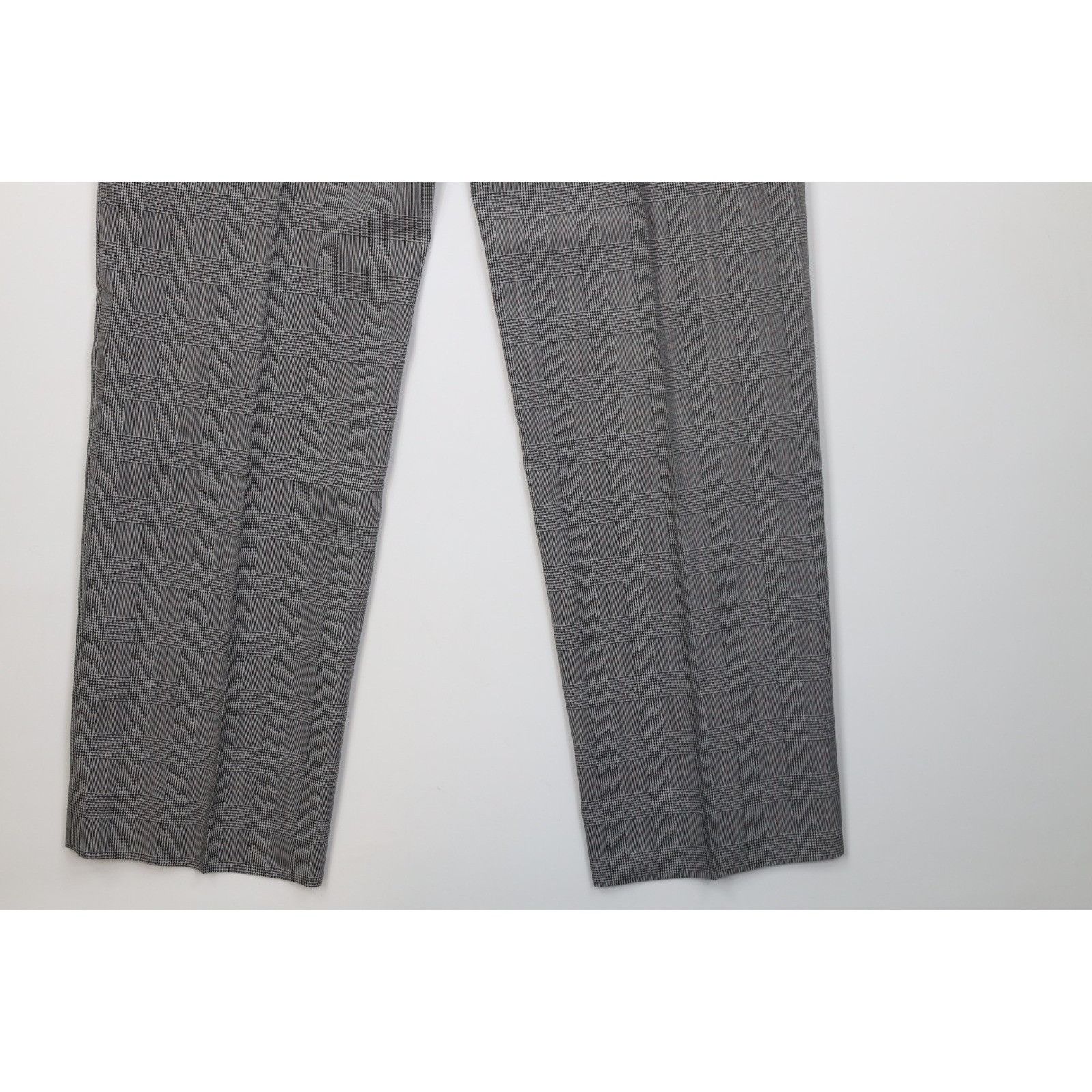 Vintage Vintage 70s Palm Beach 2 Piece Wool Suit Wedding Houndstooth Size 44L - 21 Thumbnail