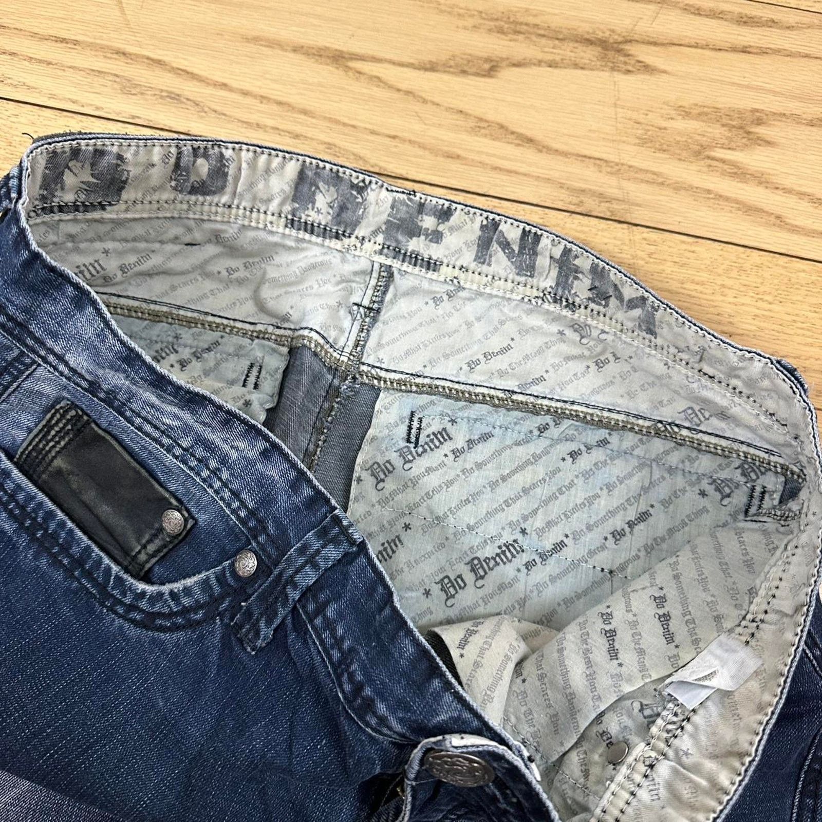 Vintage Vintage Y2K Flared Blue Skater Jeans Size US 38 / EU 54 - 5 Thumbnail