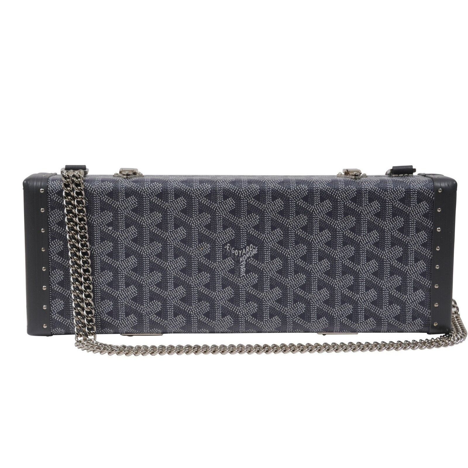 Goyard Saint Honore Trunk Bag Leather Gray Shoulder Rectangle Size ONE SIZE - 22 Thumbnail