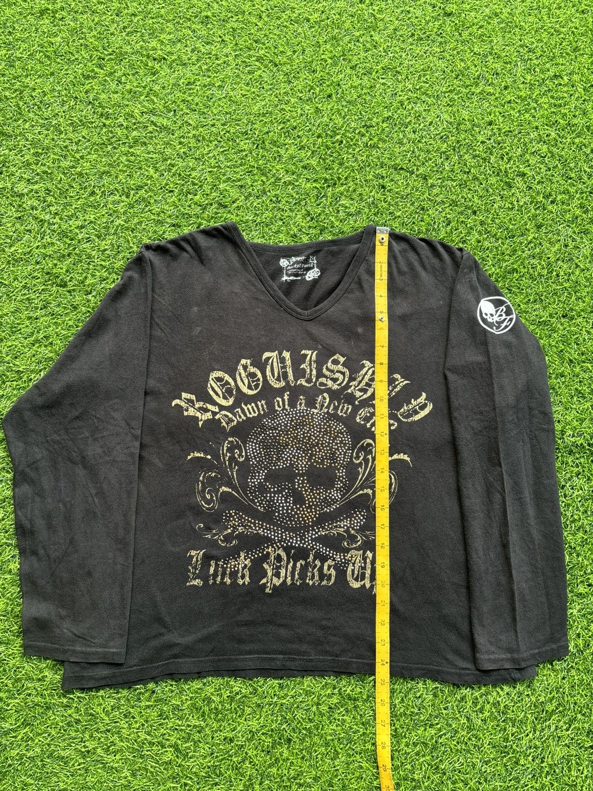 Hysteric Glamour Y2k Backlforth Skull Ifsiwasnine Punk Style Longsleeve Size US XL / EU 56 / 4 - 10 Thumbnail