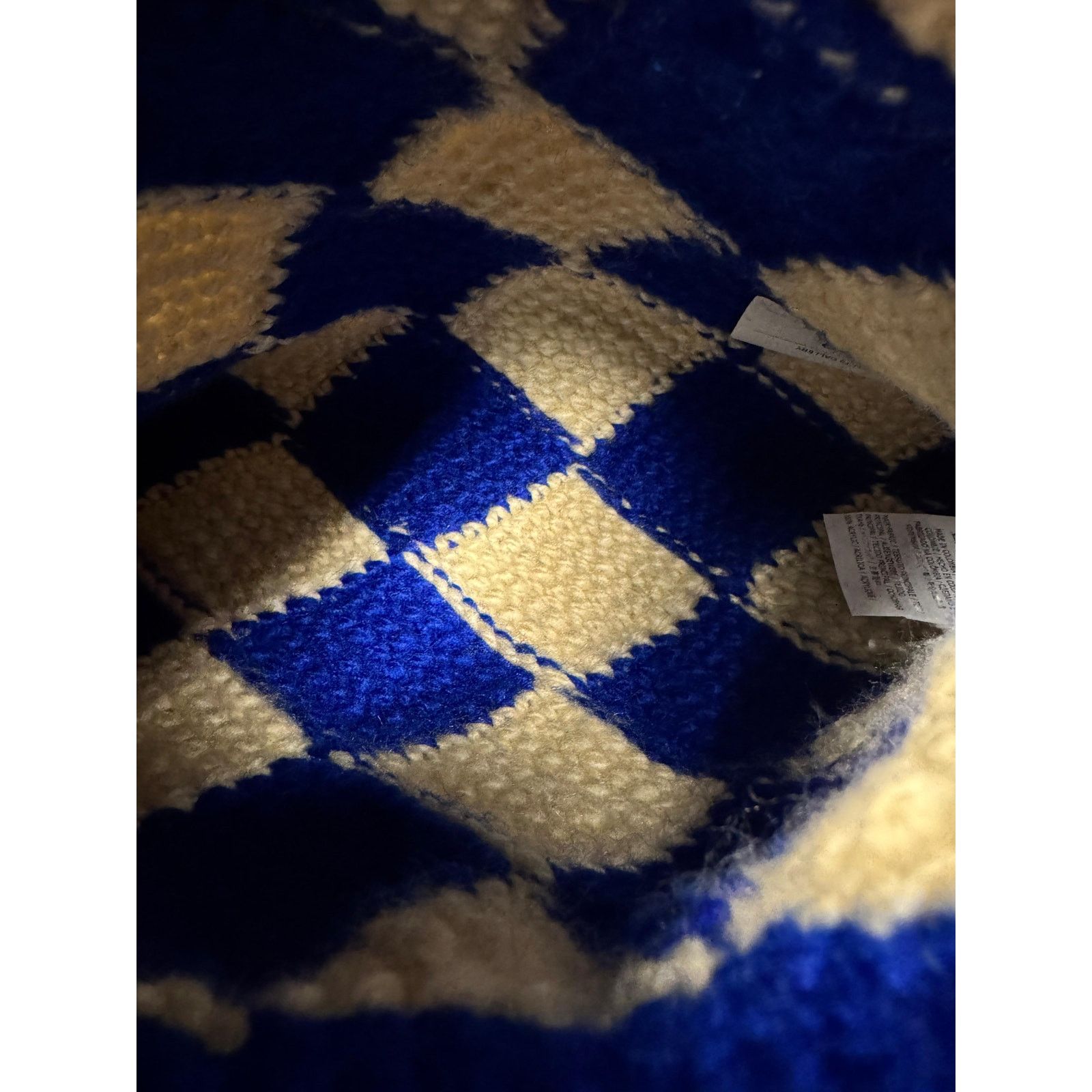 Marni Marni Checkered Bag Cream/Blue Size ONE SIZE - 3 Thumbnail