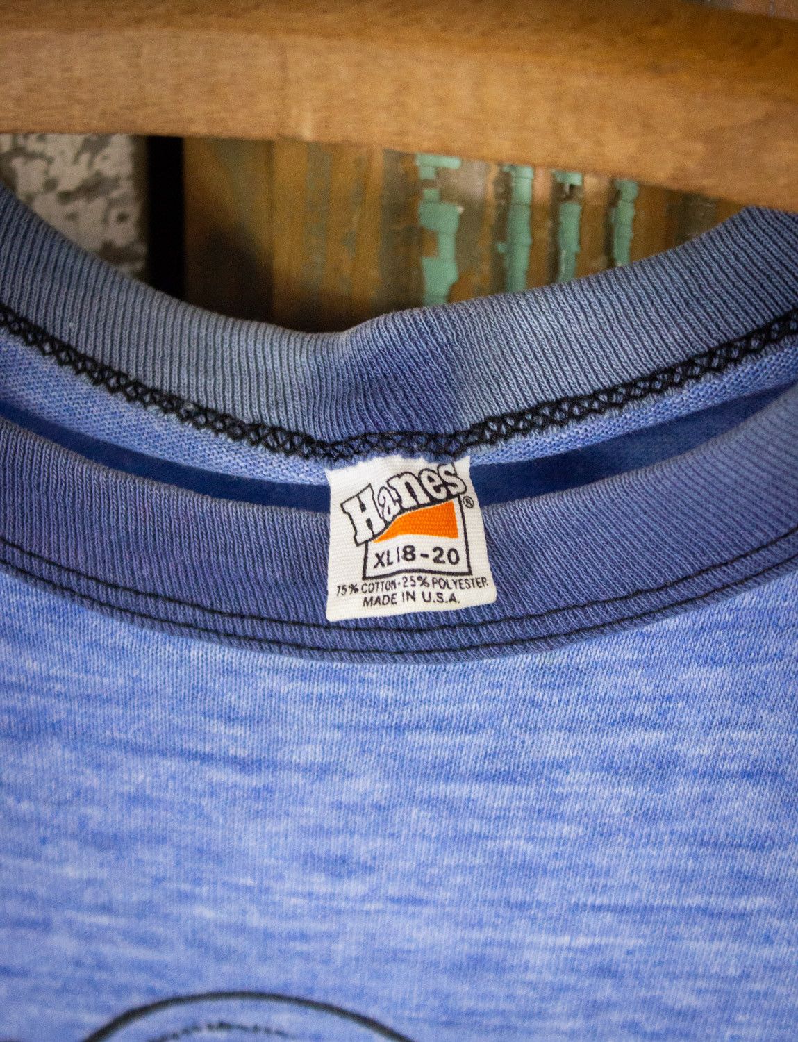 Band Tees × Vintage Vintage Nazareth No Mean City Concert Ringer T Shirt 70s Size US S / EU 44-46 / 1 - 3 Thumbnail