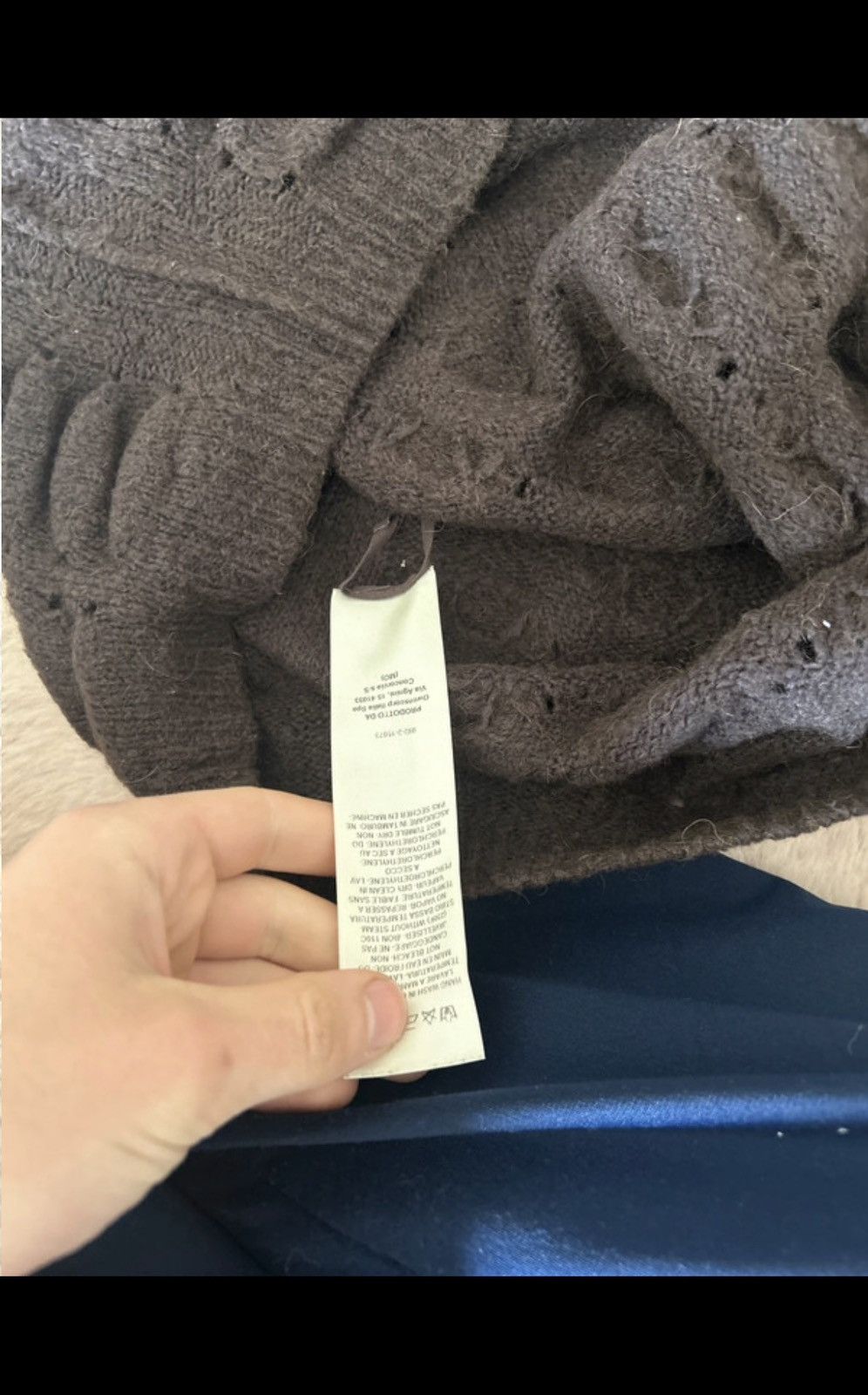 Rick Owens Rick Owen’s bubble knit Size US M / EU 48-50 / 2 - 4 Thumbnail