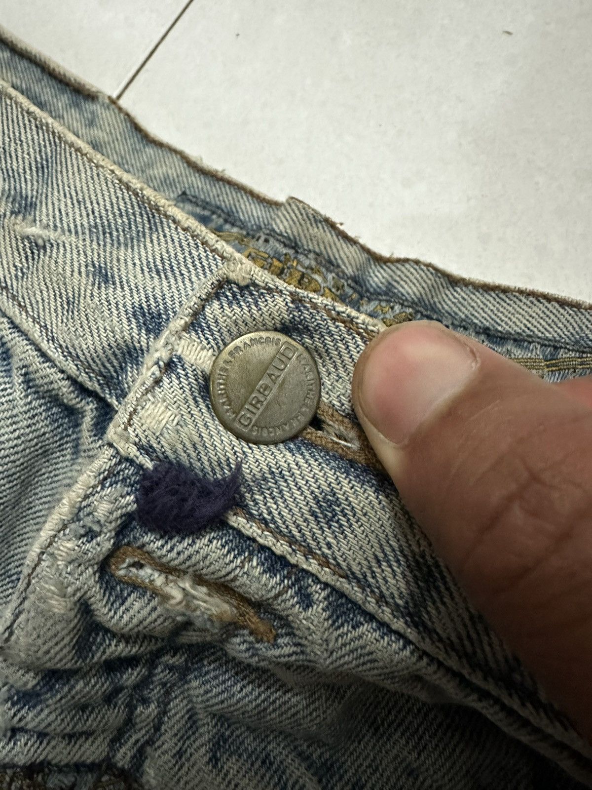 Marithe + Francois Girbaud 80’s Distress Marithe Francois Girbaud Closed Design Jeans Size US 30 / EU 46 - 6 Thumbnail