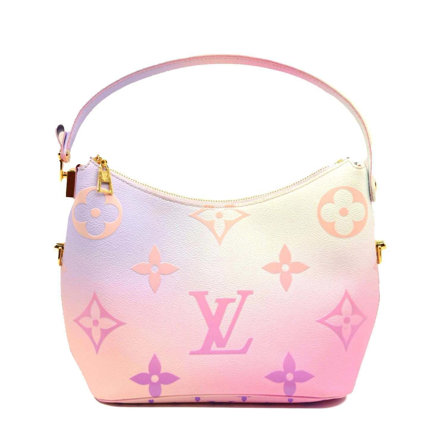 LOUIS VUITTON Monogram Giant Spring In The City Marshmallow Hobo Sunset  Kaki 1274456