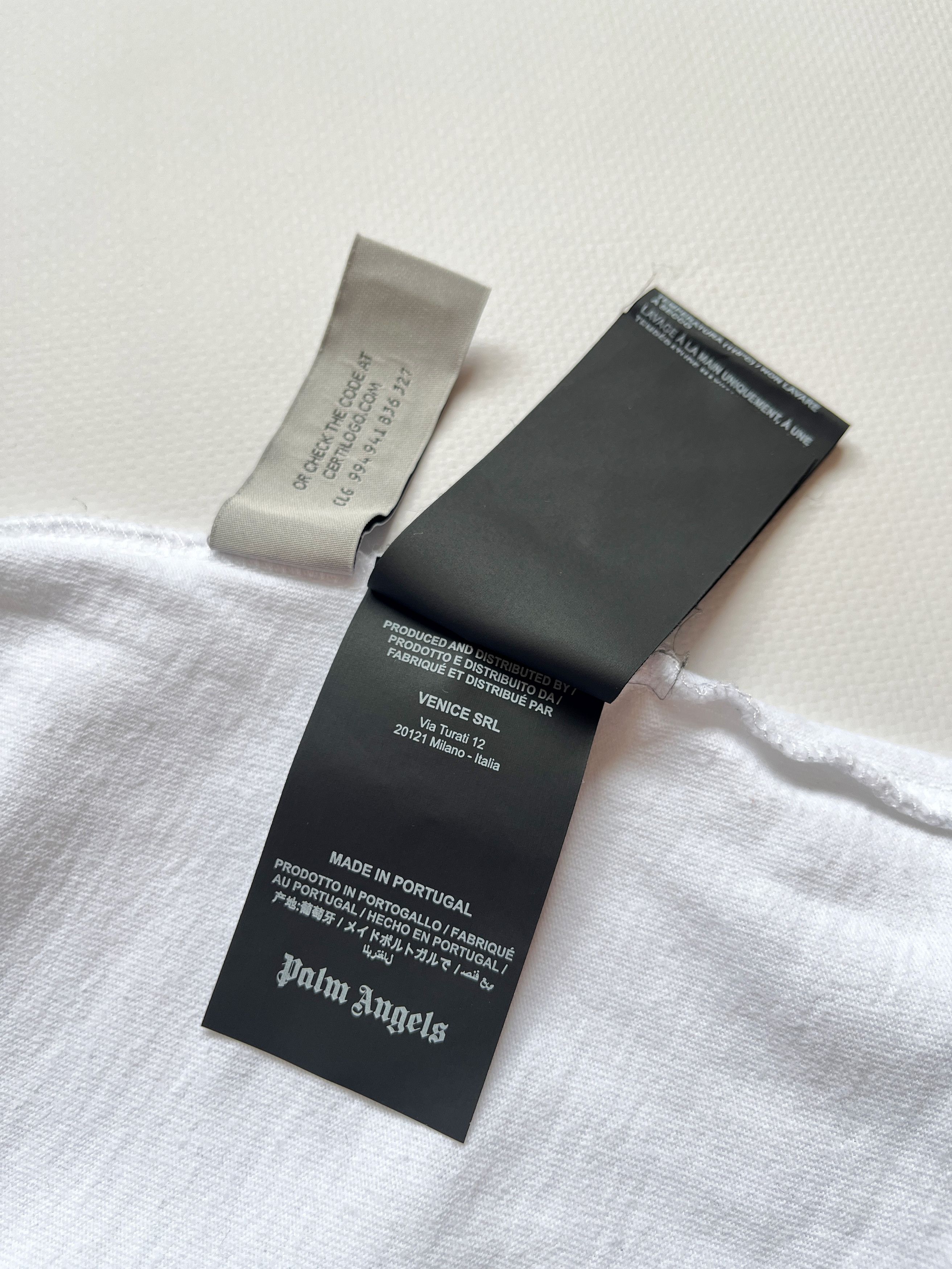 Palm Angels Palm Angels Tokyo Sprayed Logo T-Shirt White Size M Size US S / EU 44-46 / 1 - 8 Thumbnail