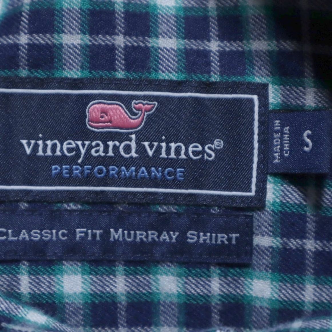Vineyard Vines Vineyard Vines Shirt Gingham Long Sleeve Button Down Green Men's S Performance Flannel Size US S / EU 44-46 / 1 - 5 Thumbnail