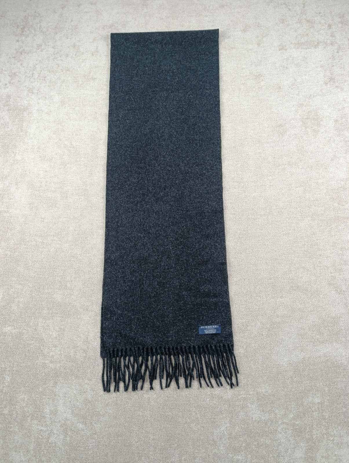 Burberry BURBERRY VINTAGE LAMB WOOL SCARF UNISEX Size ONE SIZE - 3 Thumbnail