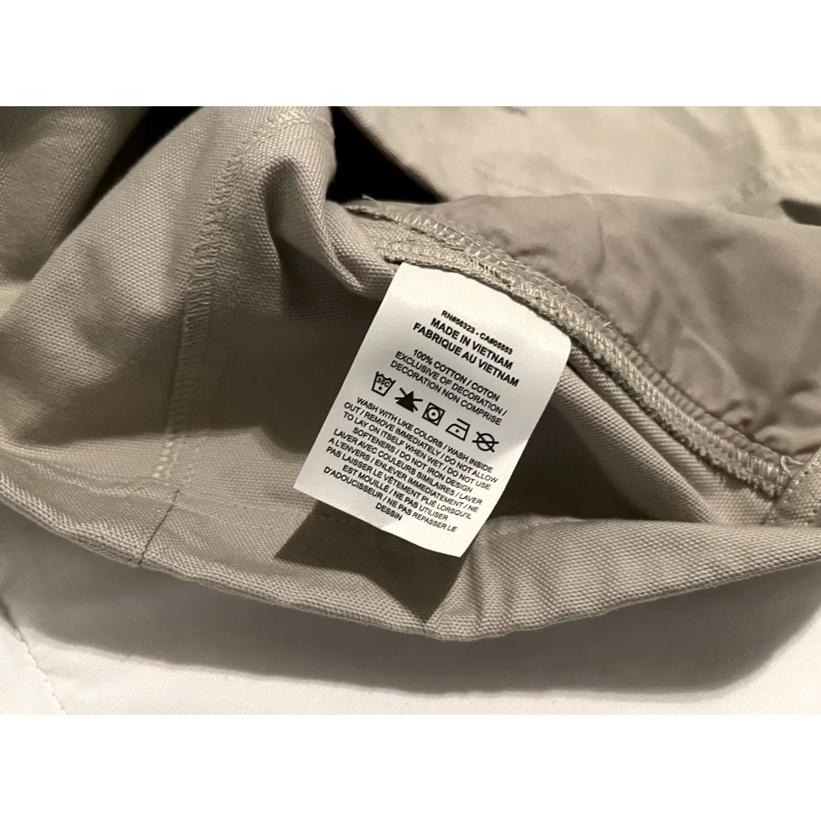 Nike VINTAGE Nike Sportswear Canvas Jacket Hoodie Full Zip Loose Fit DC8087-230 Mens Small Size US S / EU 44-46 / 1 - 7 Thumbnail