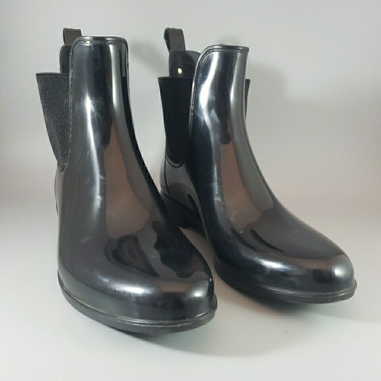 Sam Edelman Sam Edelman Tinsley Pull-On Rain Boot Black Patent - Size 7M Size US 7 / IT 37 - 2 Thumbnail