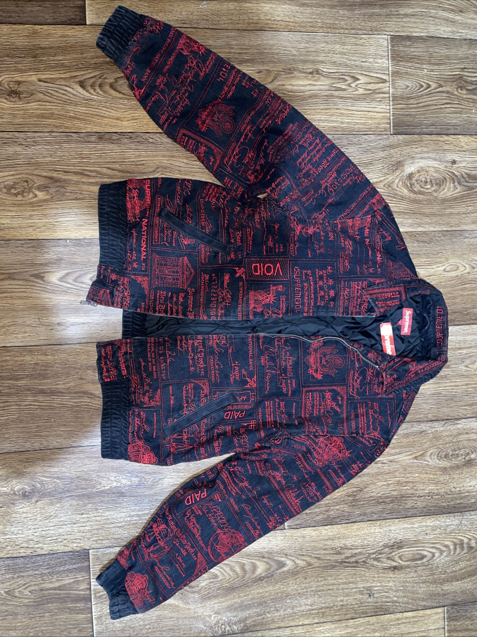 Supreme Supreme radial embroidered denim jacket | Grailed