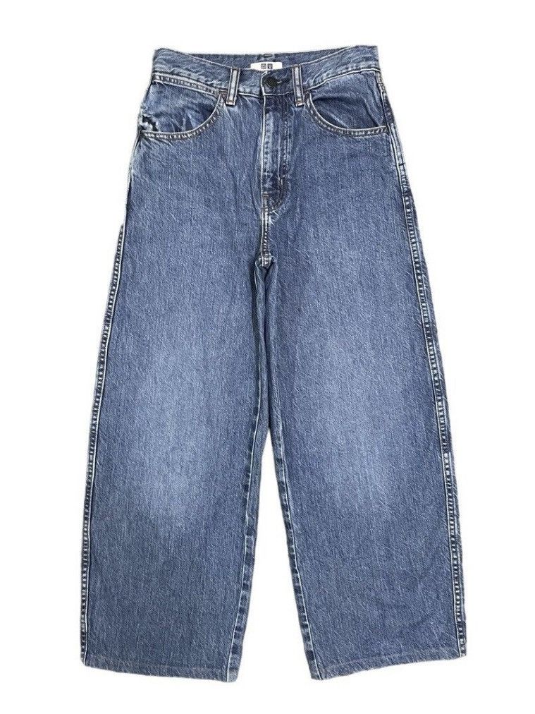 image of Christophe Lemaire High Waist Baggy Mom Jeans in Denim, Women's (Size 26)