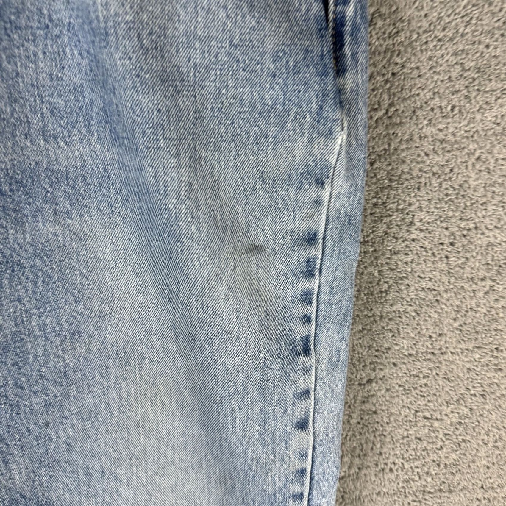 Levi's Levi's 550 Jeans Mens 38x32 Light Wash Blue Relaxed Straight Denim Cotton Size US 38 / EU 54 - 6 Thumbnail