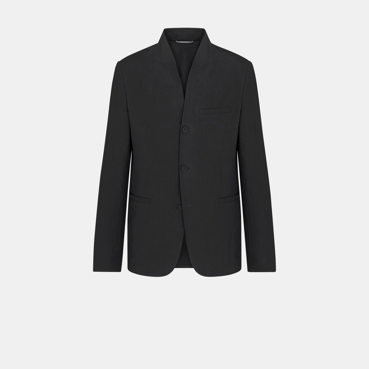 Dior o1bcso1str0226 Officer Collar Jacket in Black Size US S / EU 44-46 / 1 - 1 Thumbnail