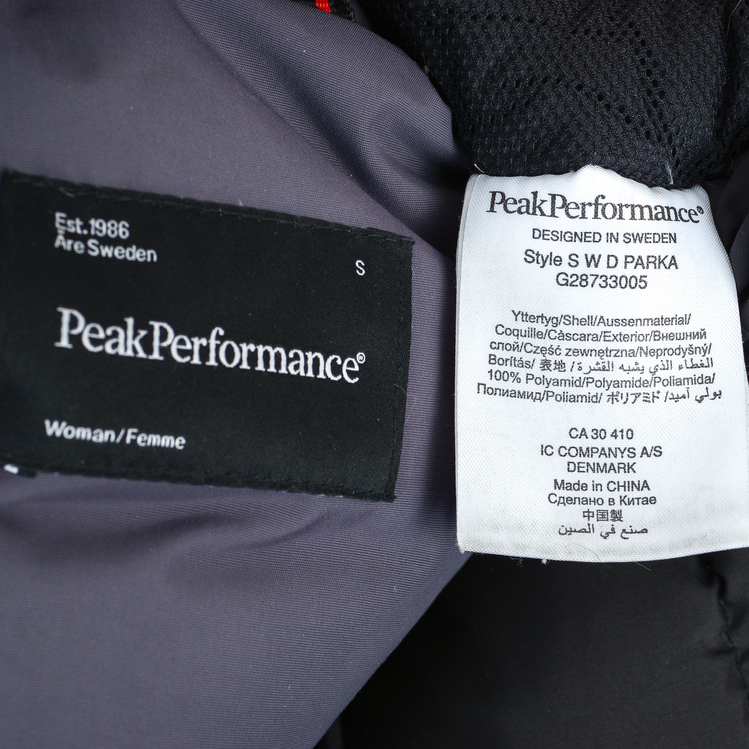 Peak Performance S W D Parka Down Feather Jacket Padded Coat Puffer Top Size S / US 4 / IT 40 - 8 Thumbnail