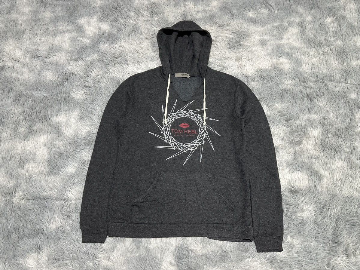Tom Rebl 🔥Tom Rebl Lips Hoodie German Avant-Garde Size US M / EU 48-50 / 2 - 1 Thumbnail
