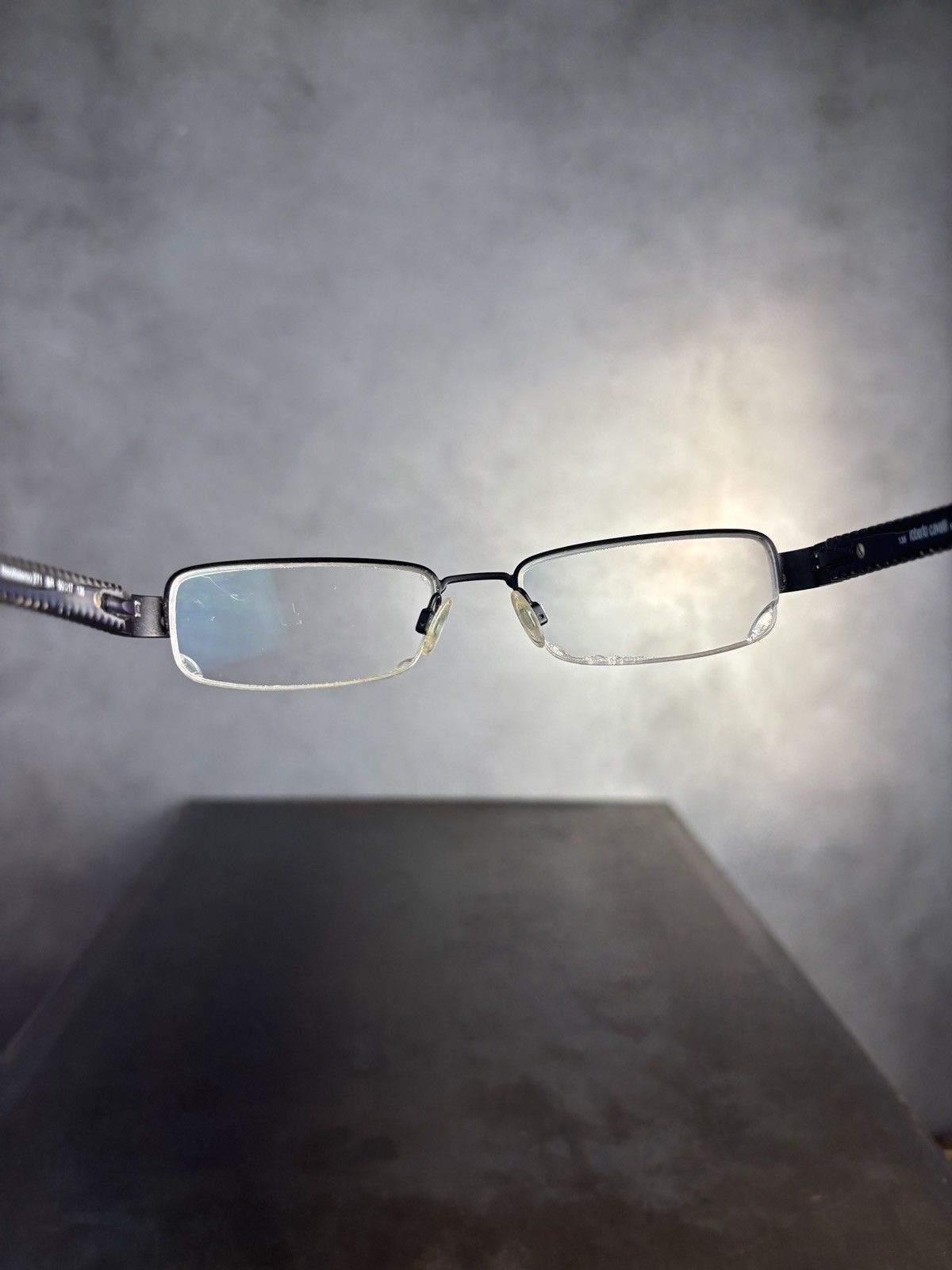 Just Cavalli × Roberto Cavalli × Vintage Vintage Roberto Cavalli Glasses Neottolemo Y2K 2000s Half Size ONE SIZE - 10 Thumbnail