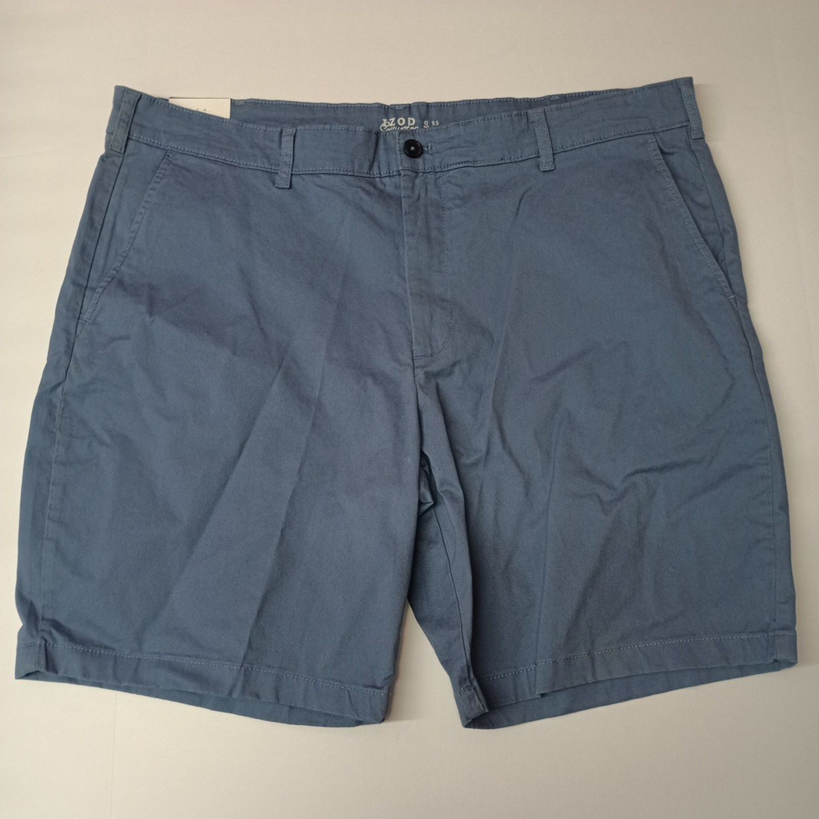 Izod Men's IZOD Chino Shorts Size 42 Blue Classic Fit 9.5 Ins Size US 42 / EU 58 - 1 Thumbnail