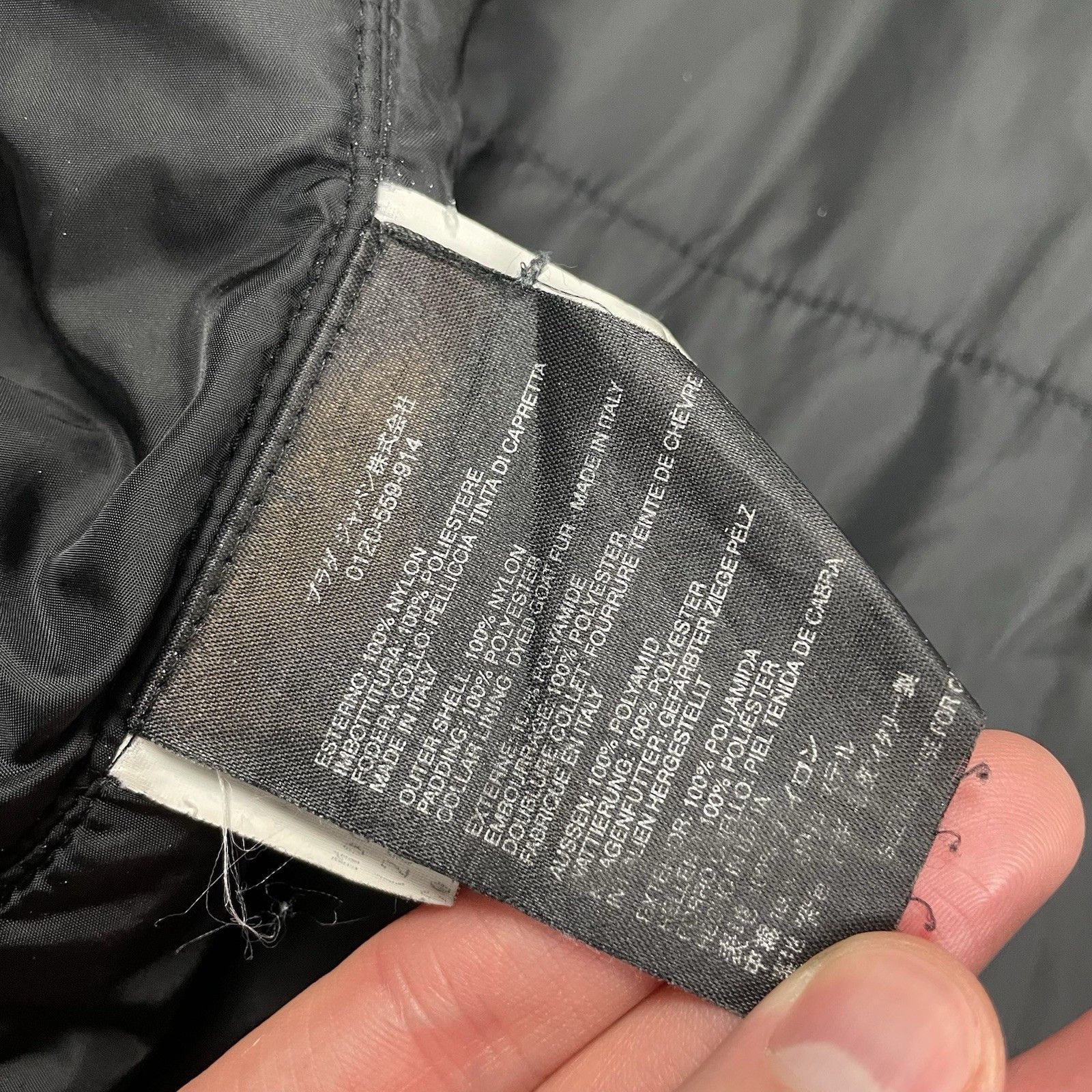 Prada Prada Goretex Jacket Fur Trim Belted Coat Black Goat Fur Size L / US 10 / IT 46 - 14 Thumbnail