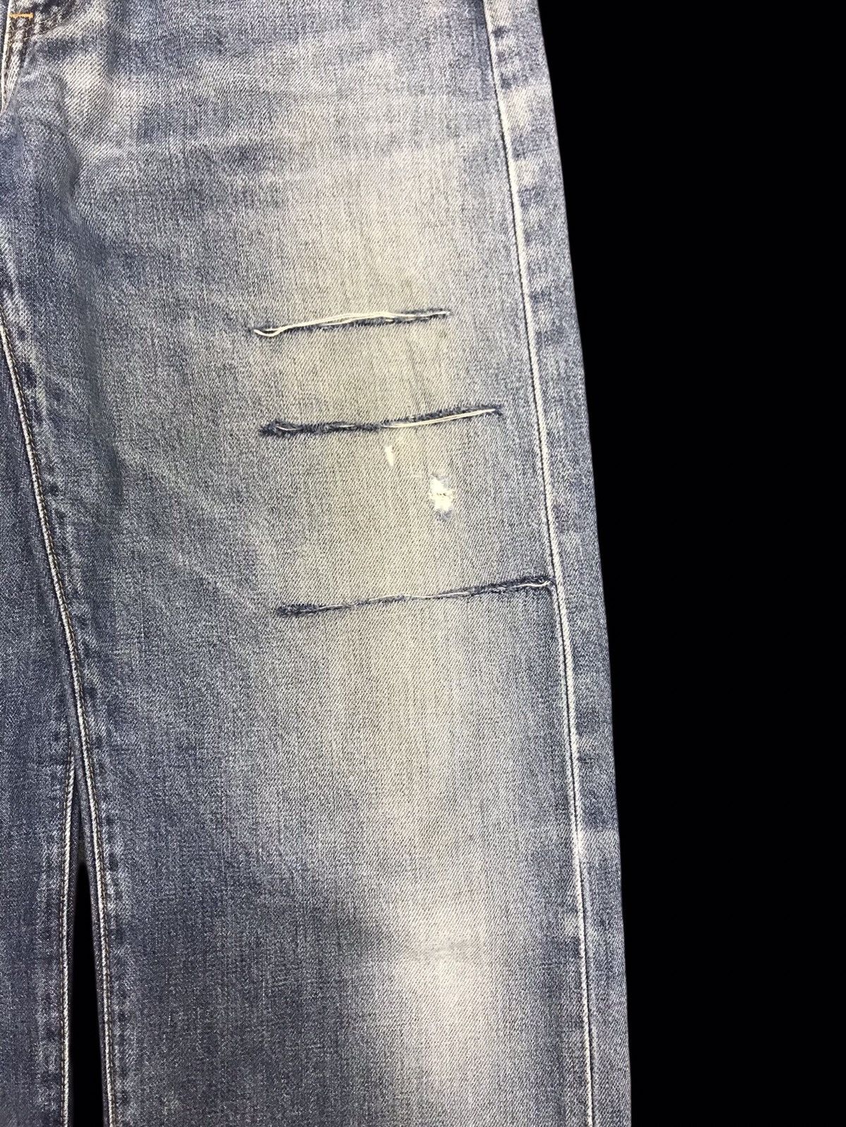 Levi's 💥THRASHED💥Vintage Levis 551ZXX BIG E LVC Thrshd Denim F182 Size US 33 - 4 Thumbnail