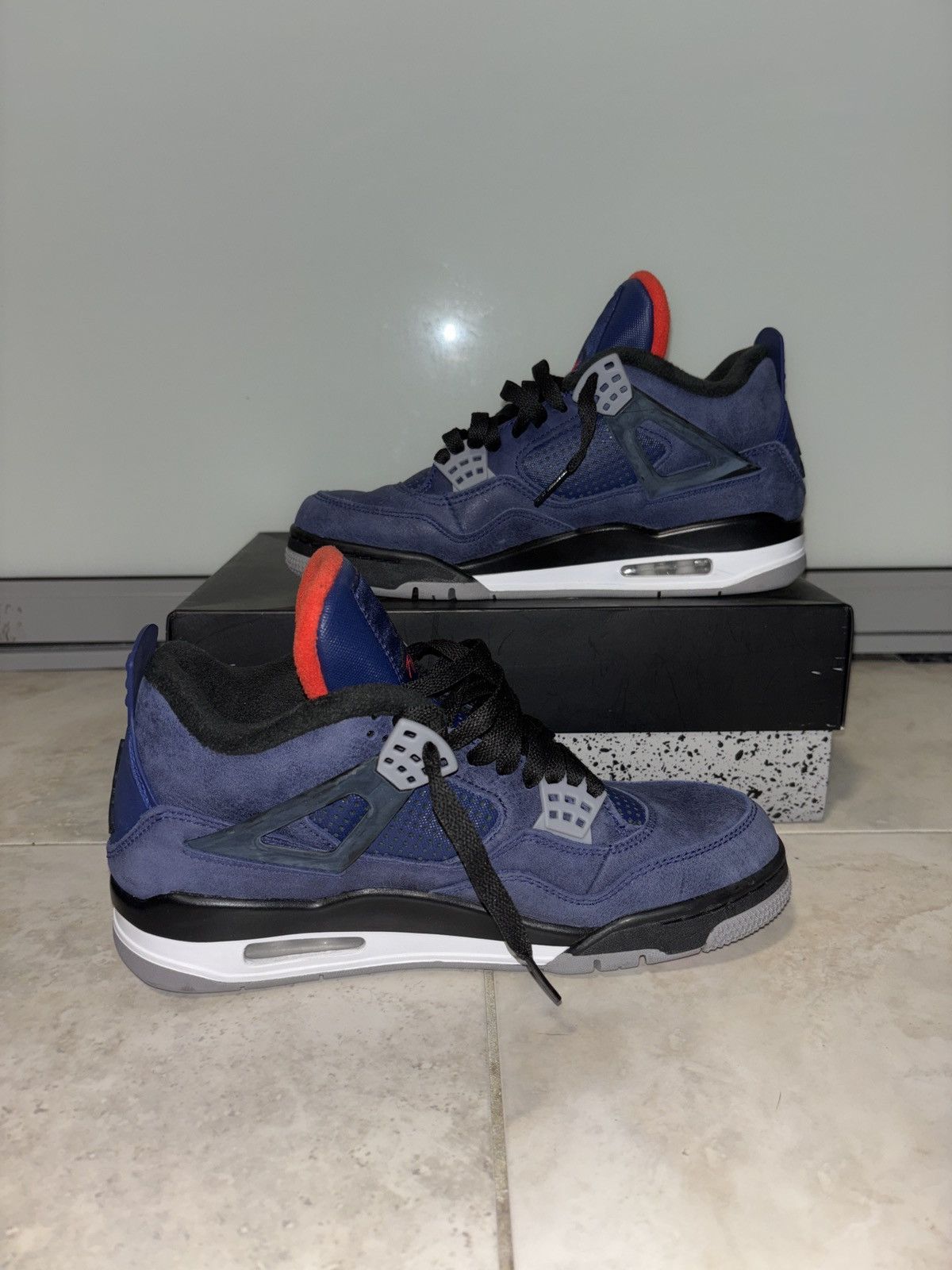 Jordan Brand × Nike Jordan 4 Winter Loyal Blue Size US 8 / EU 41 - 2 Thumbnail