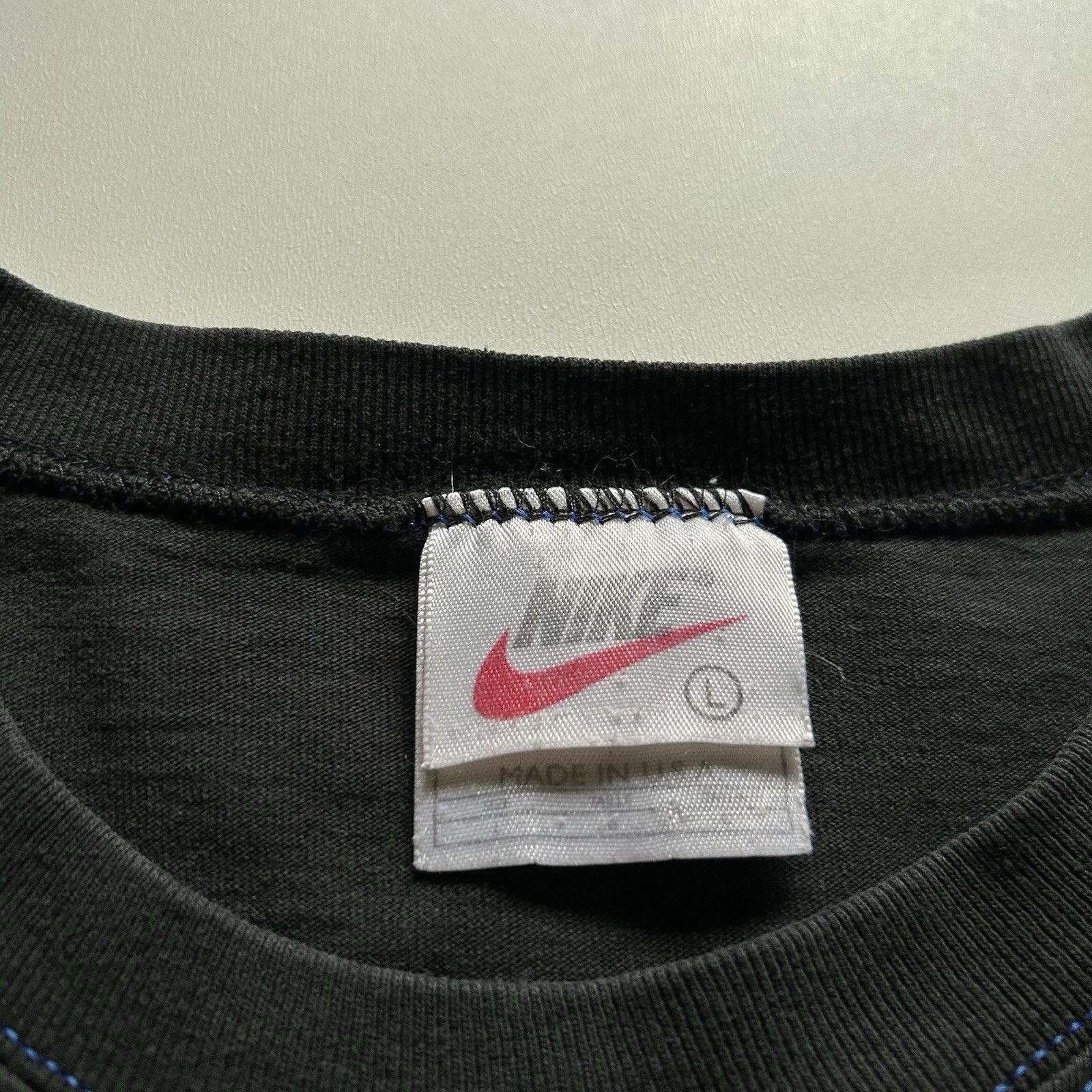 Nike × Vintage Vintage 90s Nike Penny Hardaway T Shirt Large Black USA Made Size US L / EU 52-54 / 3 - 7 Thumbnail