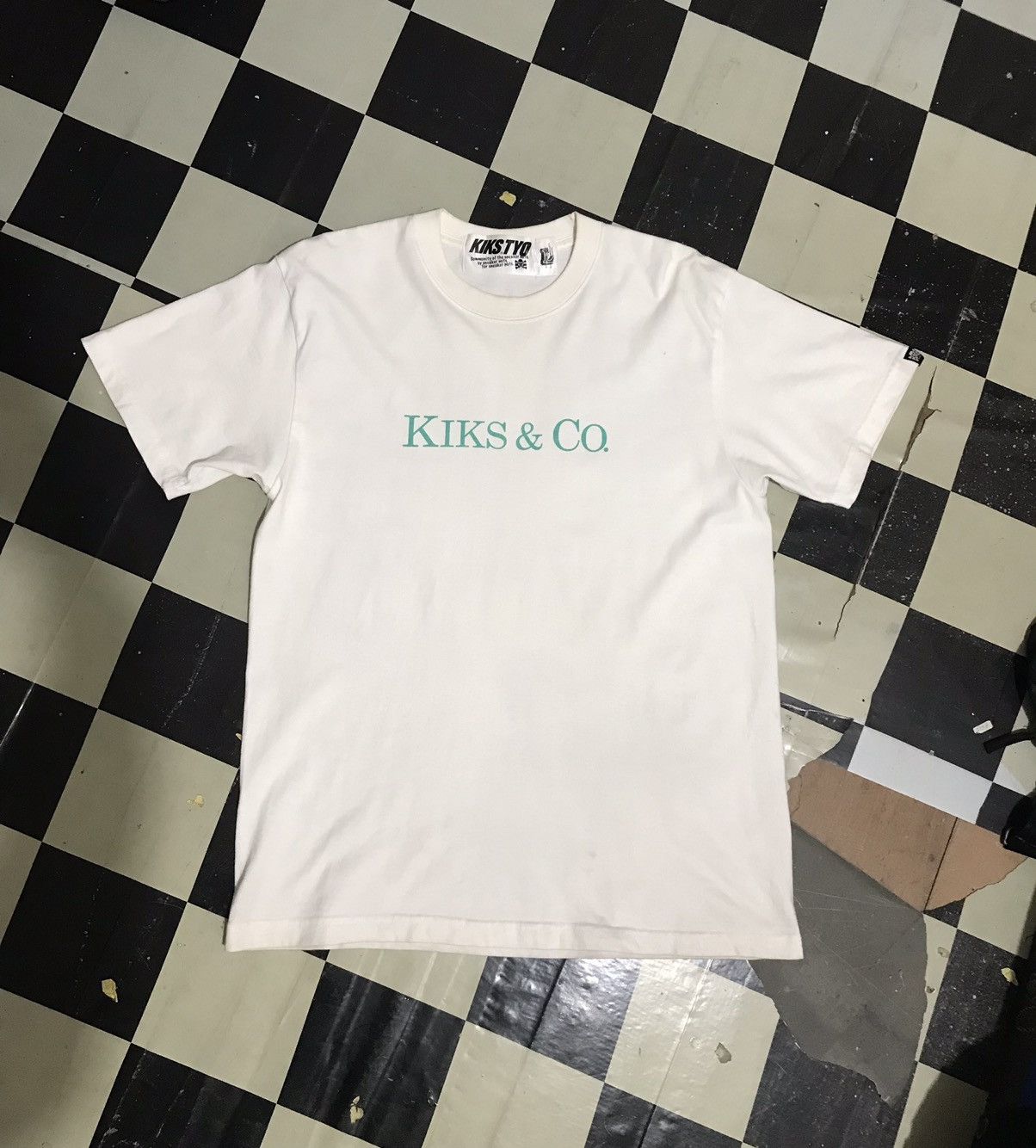 Japanese Brand × KIKS TYO × Nike KIKSTYO AKI HOSHINO Nike Dunk SB Tiffany tee Size US L / EU 52-54 / 3 - 1 Thumbnail