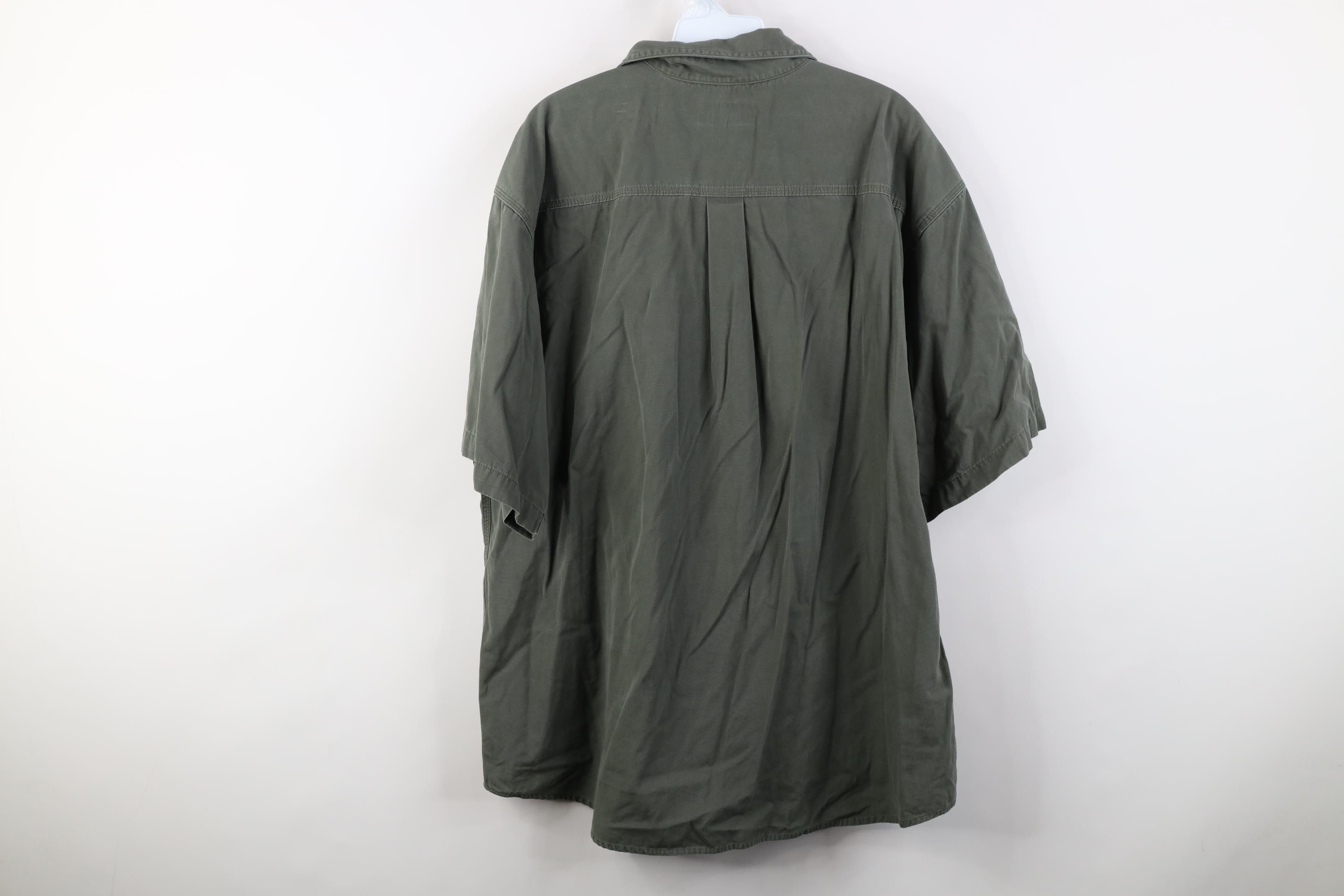 Carhartt Vintage Y2K Carhartt Short Sleeve Collared Button Shirt Size US XL / EU 56 / 4 - 12 Thumbnail