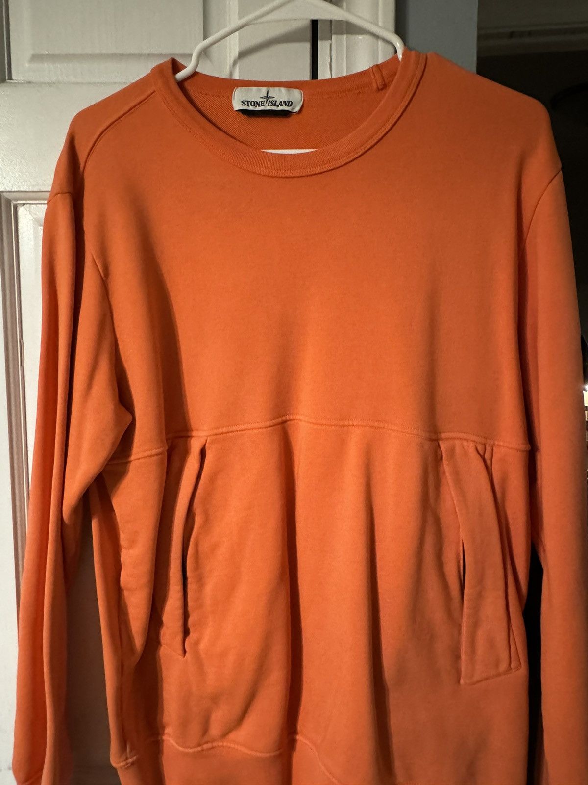 Stone Island Stone Island Orange Crewneck Size US M / EU 48-50 / 2 - 1 Thumbnail