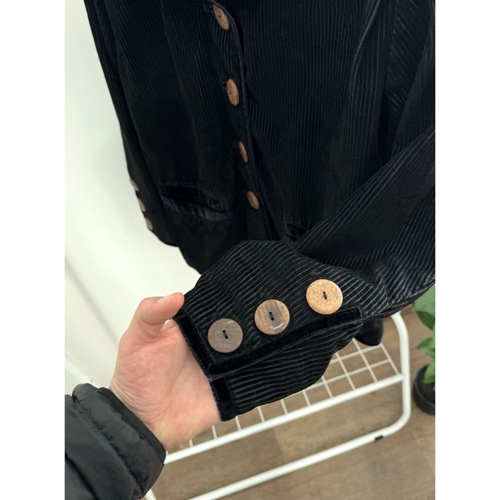 Yves Saint Laurent VINTAGE Saint Laurent Rive Gauche Women's Corduroy Blazer Jacket Button Up Sz 34 Size S / US 4 / IT 40 - 6 Thumbnail