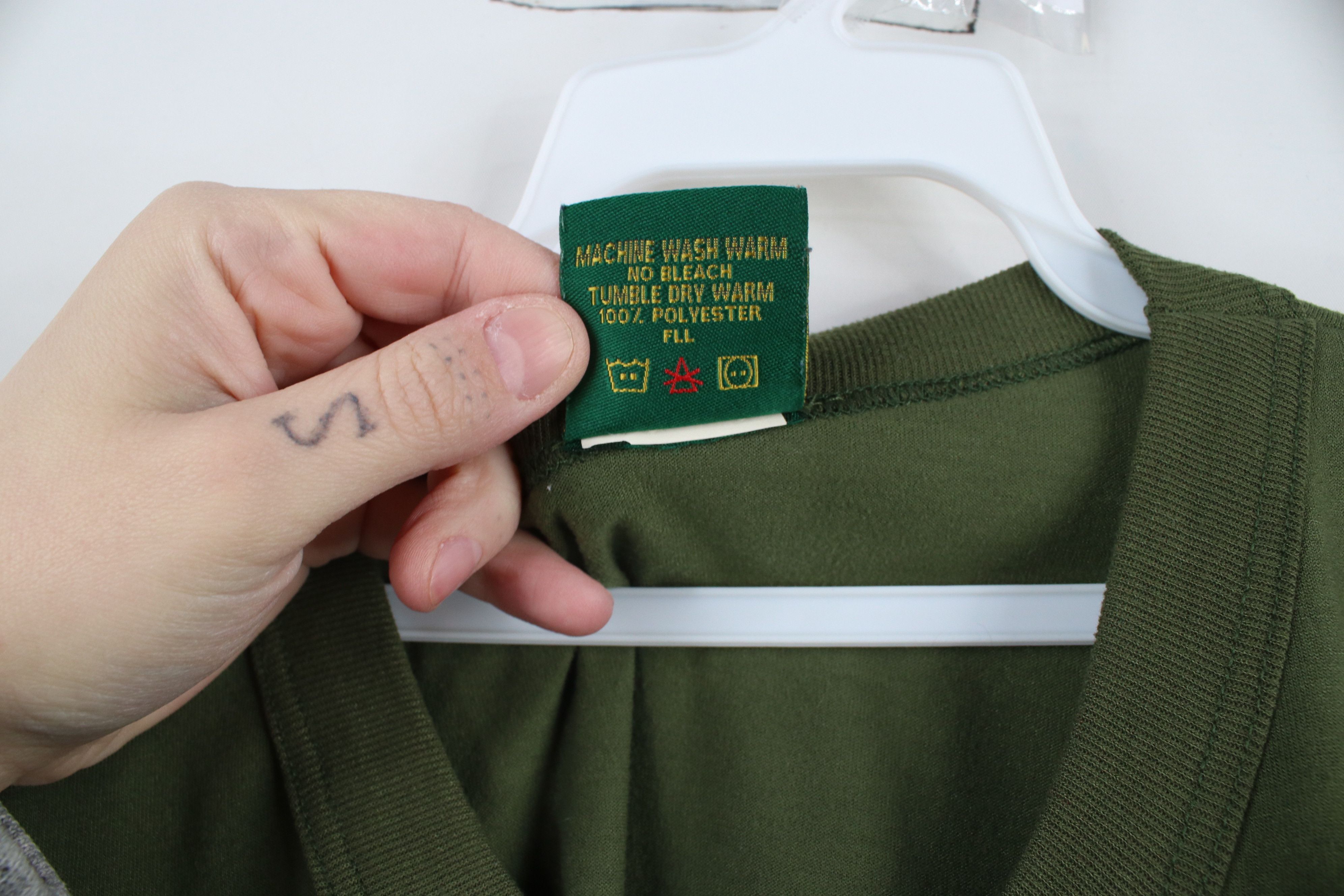 Cabelas × Vintage Vintage 90s Cabelas Tech Short Sleeve T-Shirt Green USA Size US L / EU 52-54 / 3 - 5 Thumbnail