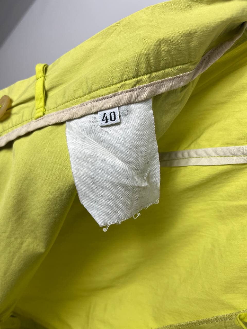 Jil Sander Jil Sander Lime Green Cotton Trousers Pants Minimalist Size 40" / US 18 - 10 Thumbnail