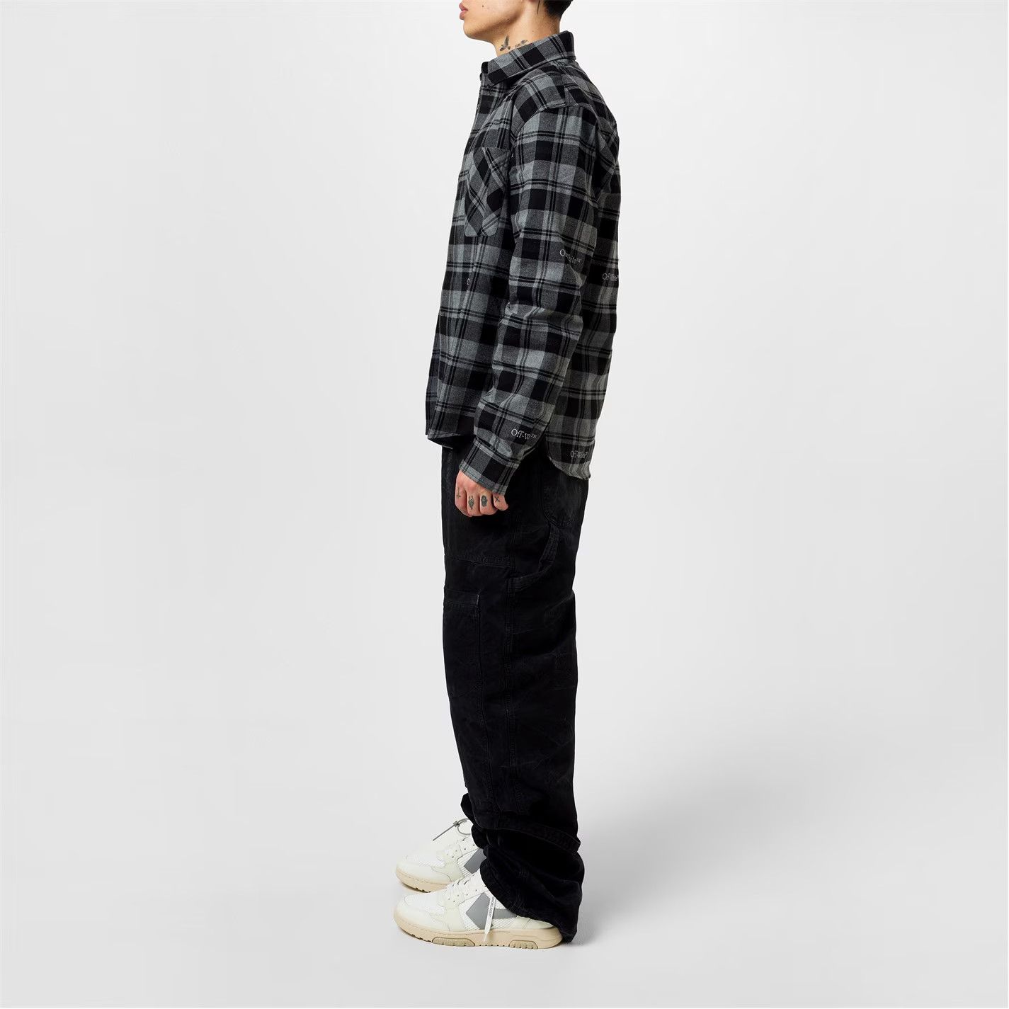 Off-White o1g2r1mq0226 Slim Low Trainers in White & Grey Size US 6 / EU 39 - 6 Thumbnail