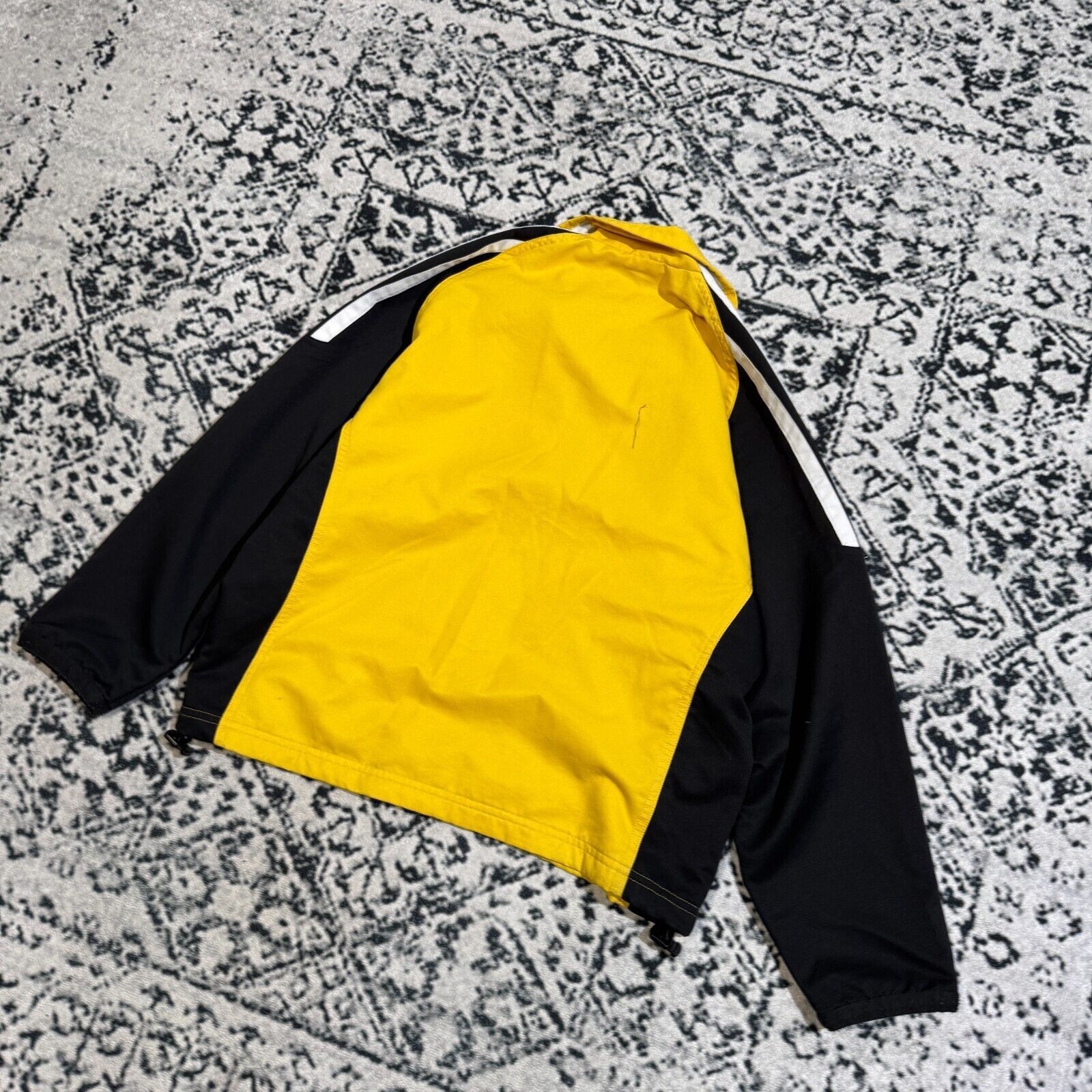 Adidas Adidas Unisex Yellow Polyester Jacket Size XXS Tracksuit Size US XXS / EU 40 - 12 Thumbnail