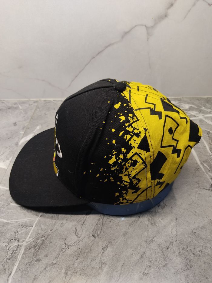 Japanese Brand × Pokemon Pikachu Pokemon Big logo Cap Hat Size ONE SIZE - 5 Thumbnail