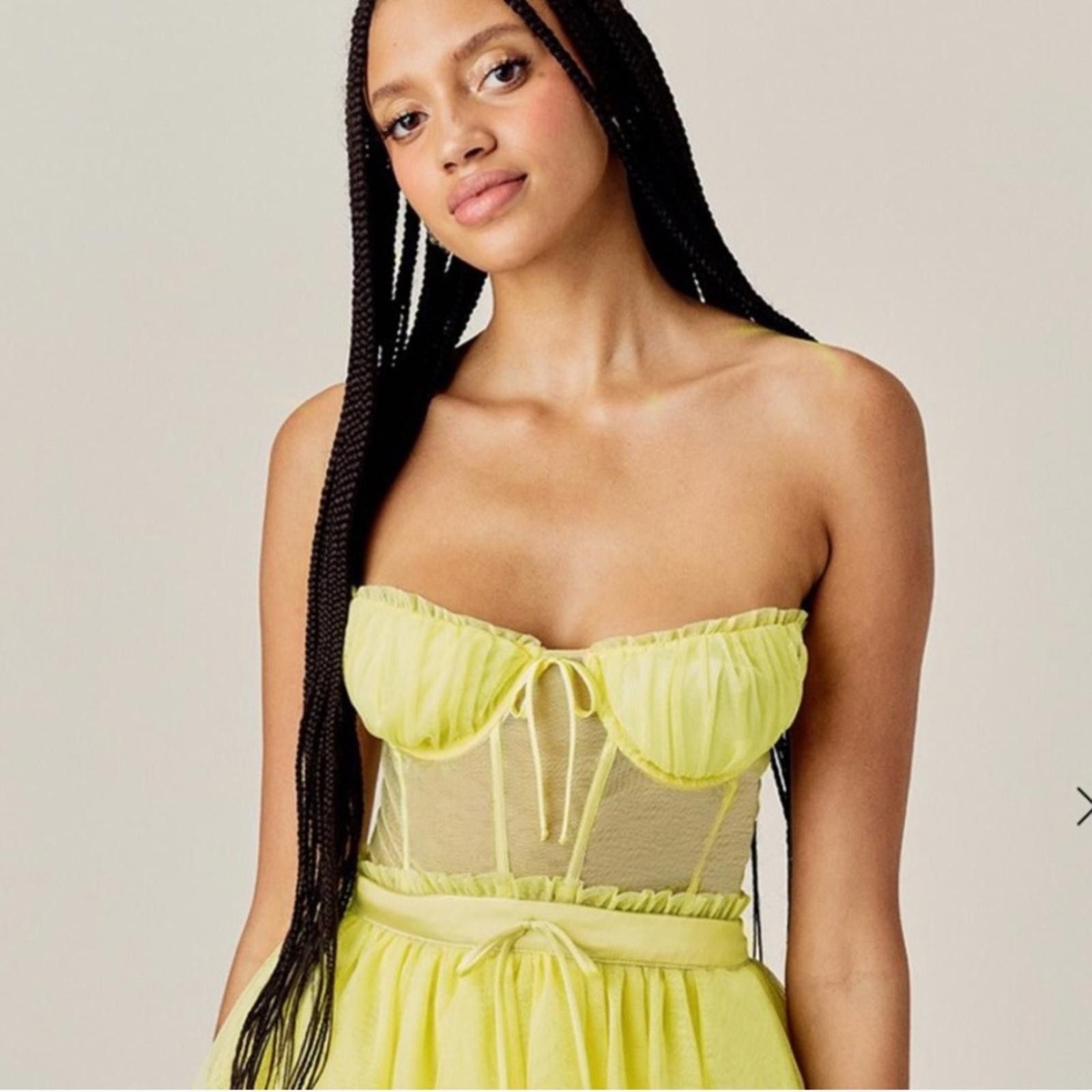 Other NWT Ultra Rare For Love and Lemons Bustier Gown Maxi Dress M Size M / US 6-8 / IT 42-44 - 2 Thumbnail