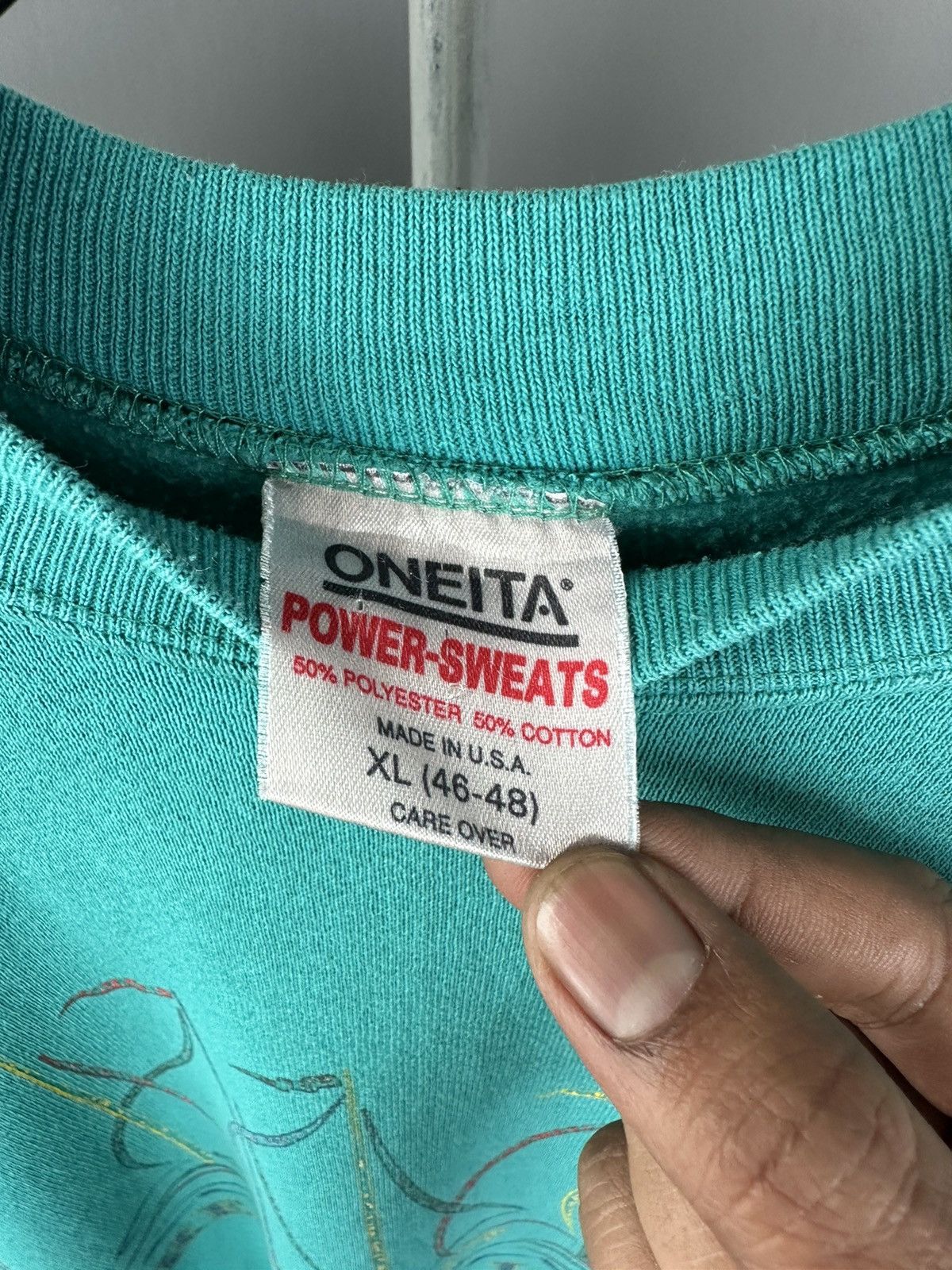 Vintage 90s Oneita Florida Treasure Island Vintage Sweatshirt Size US L / EU 52-54 / 3 - 9 Thumbnail