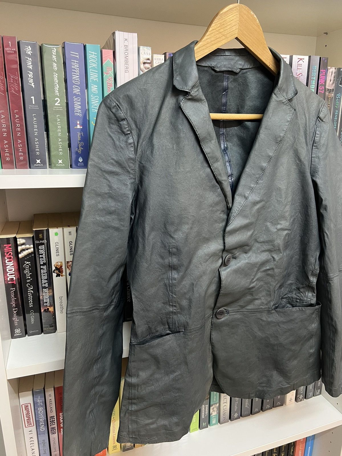 Emporio Armani Emporio Armani Lamb Leather Jacket Size US S / EU 44-46 / 1 - 4 Thumbnail