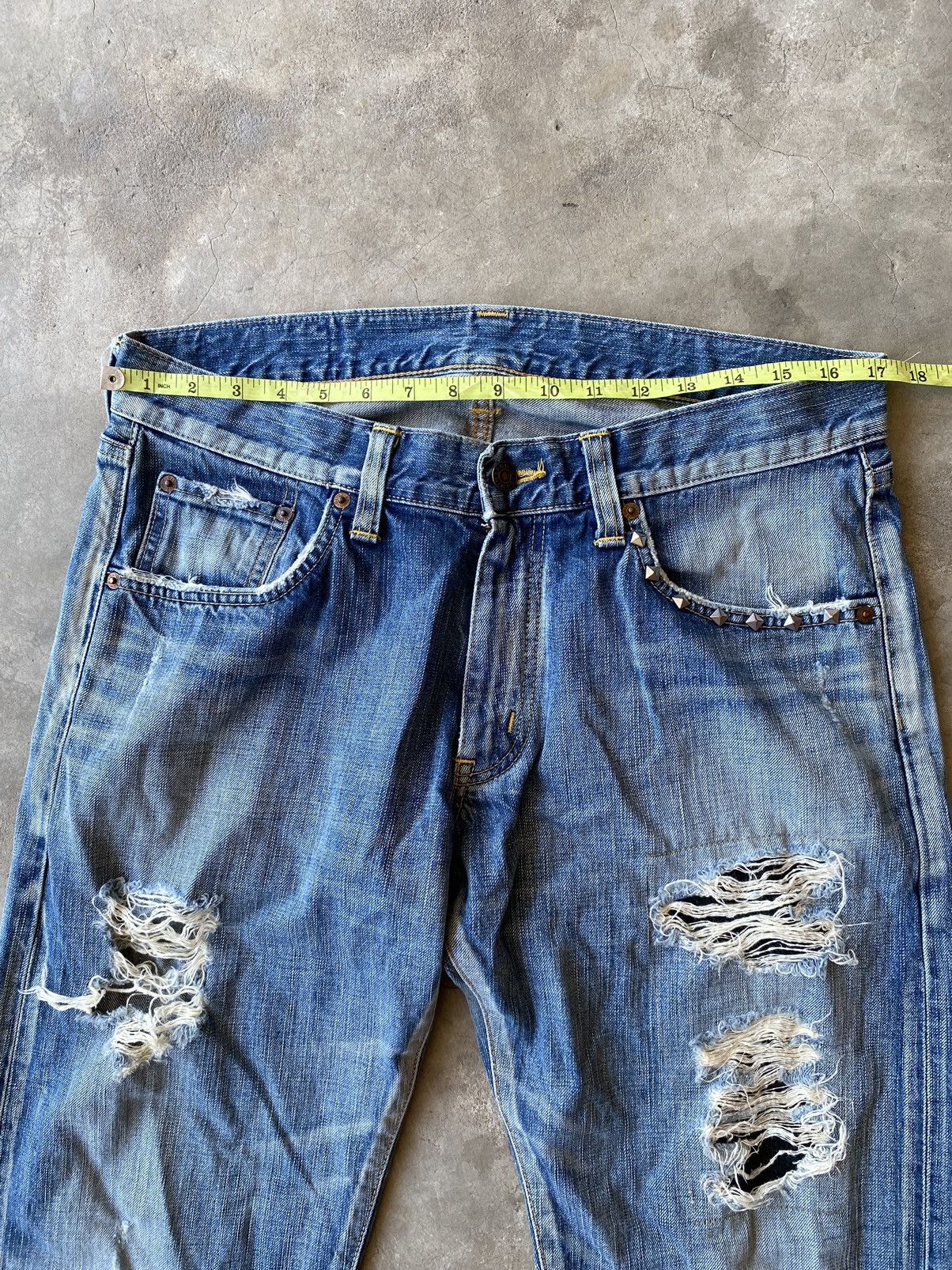 20471120 × Beauty Beast × Edwin edwin distressed pant 503 Size US 32 / EU 48 - 7 Thumbnail